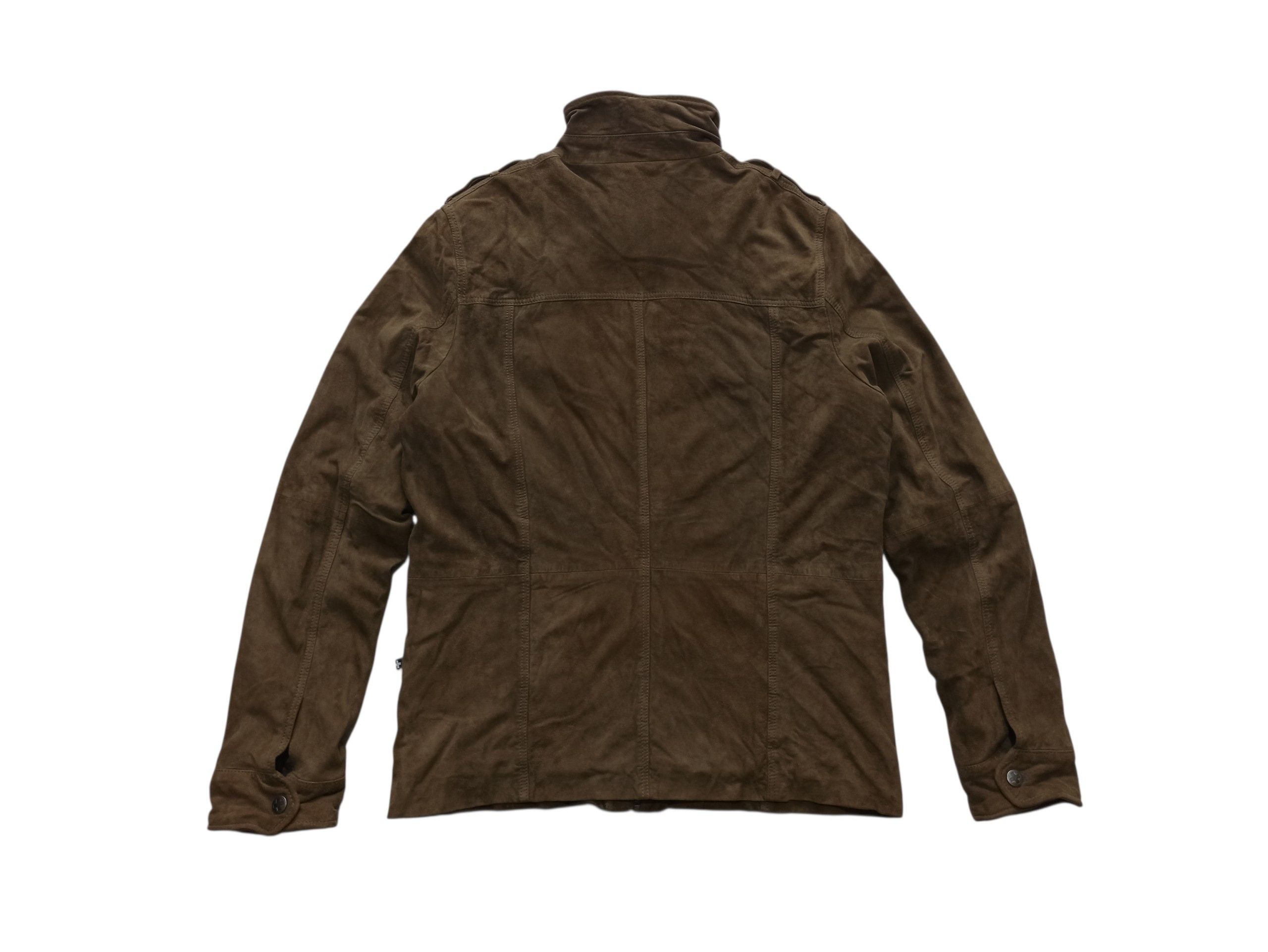 Other Alprausch Switzerland Suede Leather Overshirt Wool Lined L Size US L / EU 52-54 / 3 - 8 Thumbnail