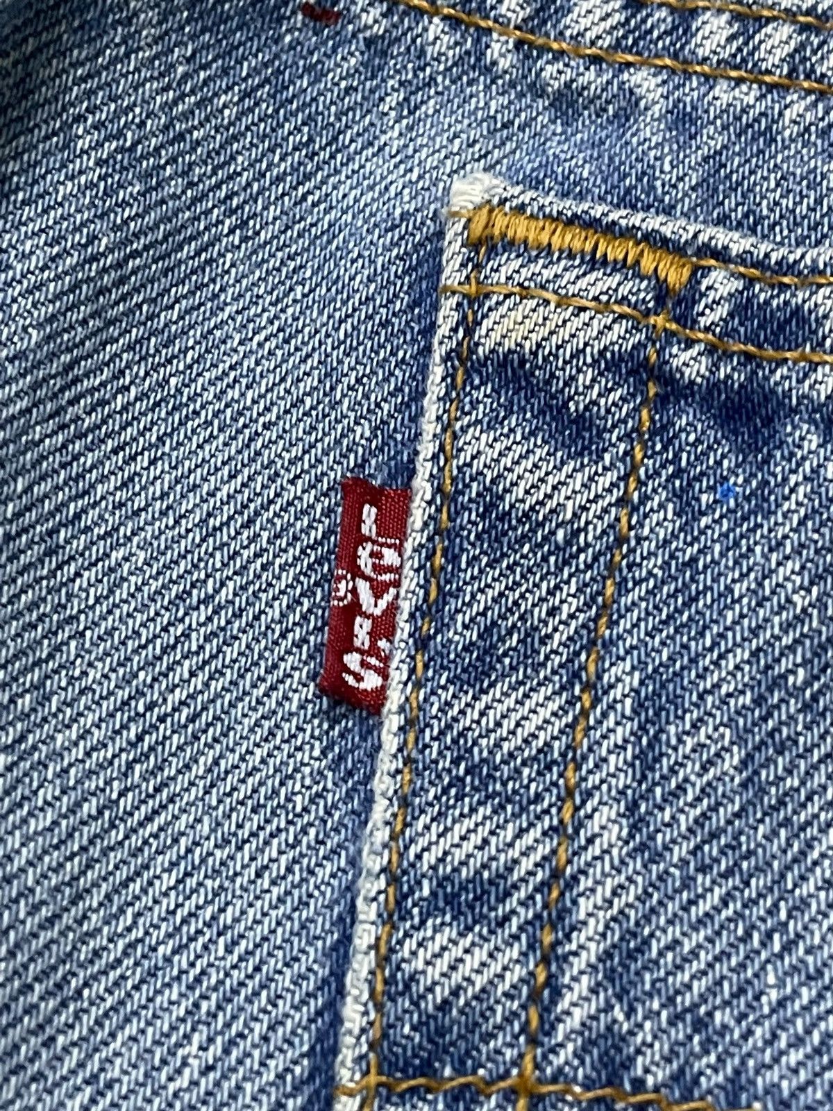 Hysteric Glamour × Levi's × Seditionaries Vintage Levis 501 Riot Poems Paint Splatter Jeans Size US 34 / EU 50 - 24 Thumbnail