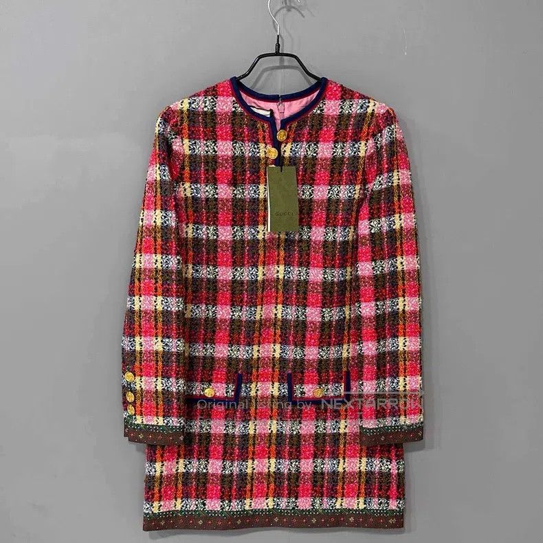 Gucci Gucci Plaid tweed dress Size XS / US 0-2 / IT 36-38 - 1 Thumbnail