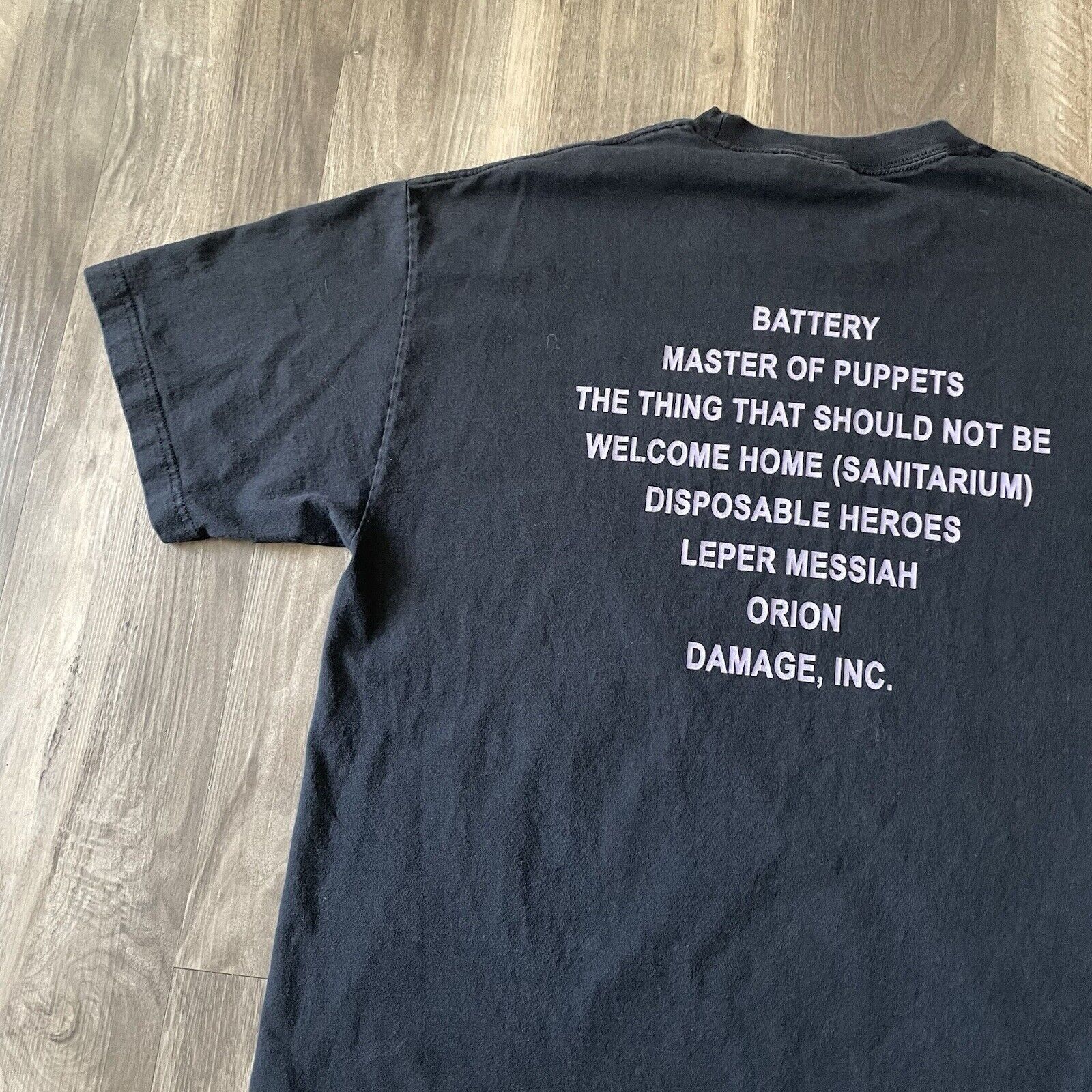 Band Tees × Vintage Vintage Metallica Master Of Puppets T-Shirt Size XL Rock Size US XL / EU 56 / 4 - 7 Thumbnail