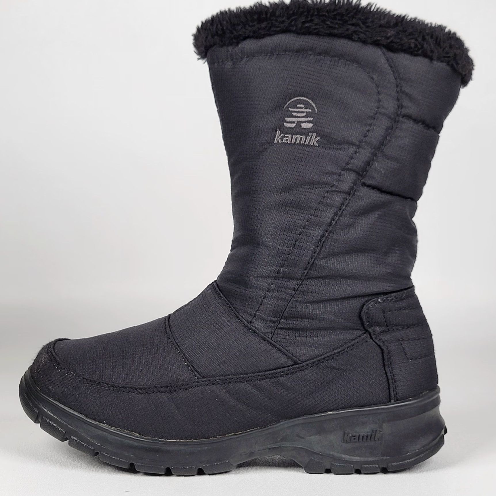 Vintage Kamik Boots Women Waterproof Thinsulate Insulated Side Zip Mid Calf Black 7 Winter Waterproof Boots Womens Size US 7 / IT 37 - 6 Thumbnail