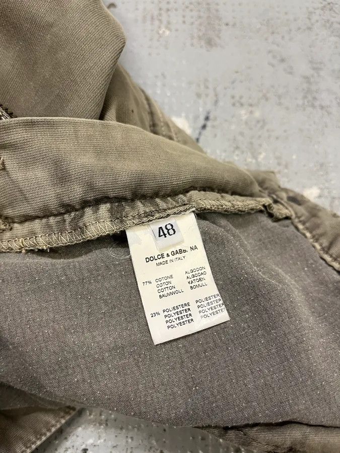 Dolce & Gabbana AW2003 Dolce & Gabbana Bondage Military Khaki Green Pants Size US 32 / EU 48 - 13 Thumbnail