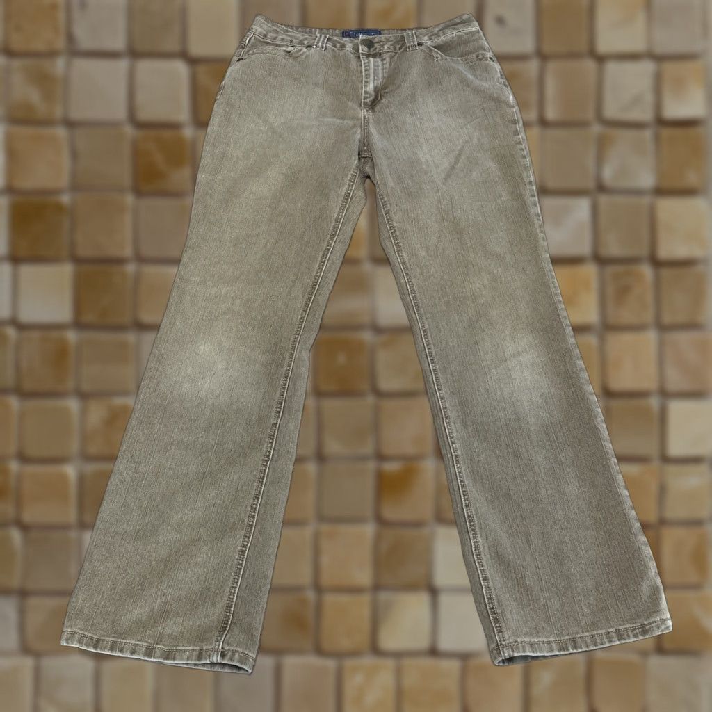 Vintage VINTAGE Baccini Women's Jeans Straight Leg Size 10 Brown Pockets Size 32" / US 10 / IT 46 - 1 Thumbnail