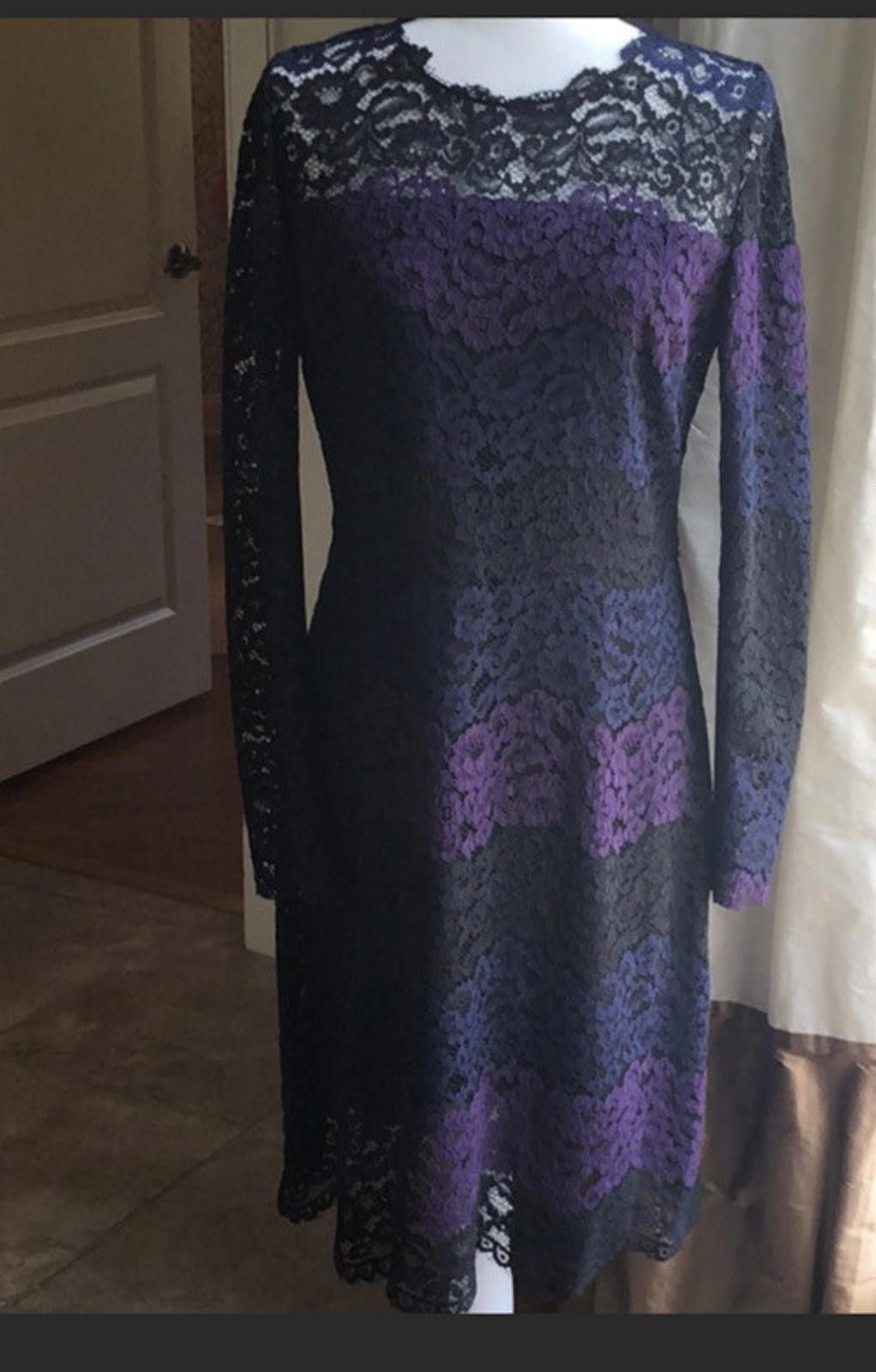 Elie Tahari Elie Tahari Lace Printed Dress Sz 8 $498 Size M / US 6-8 / IT 42-44 - 5 Thumbnail