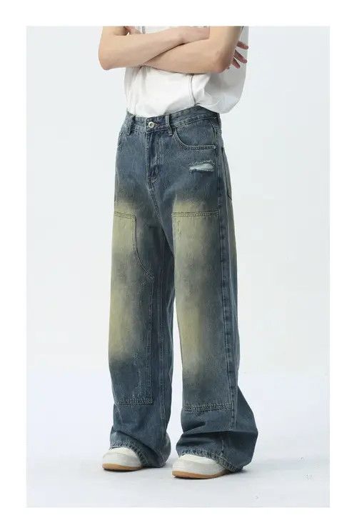 Other Retro street patchwork ripped distressed jeans Size US 32 / EU 48 - 4 Thumbnail