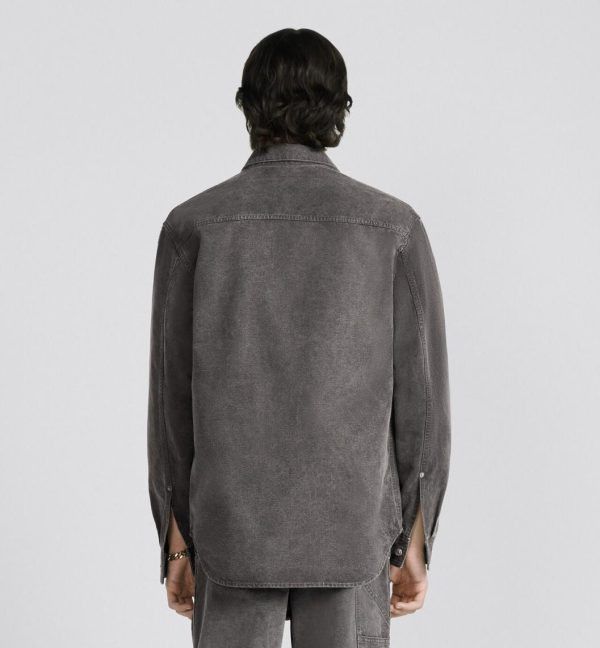 Dior o1w1db11024 Couture Overshirt in Grey Size US XS / EU 42 / 0 - 5 Thumbnail