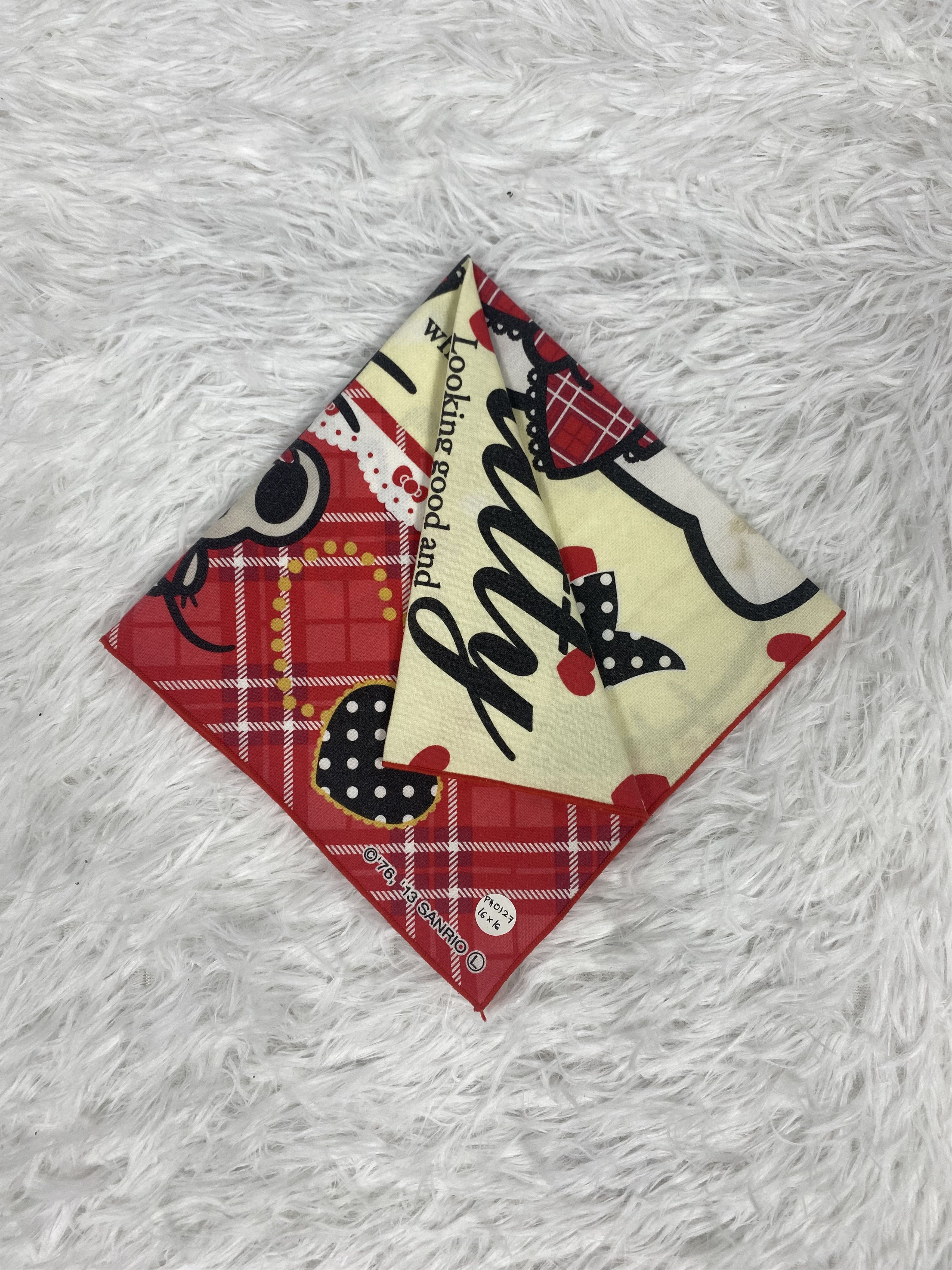 Anime Vintage Hello Kitty Handkerchief PH0127 Size ONE SIZE - 1 Thumbnail