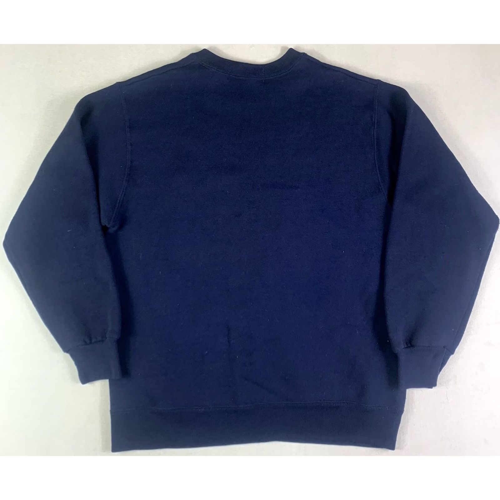 Vintage VINTAGE Bassett Walker Sweatshirt Mens XL Blue Navy Graphic Print USA 90s Pullover Crew Neck Regular Sweatshirt Size US XL / EU 56 / 4 - 8 Thumbnail