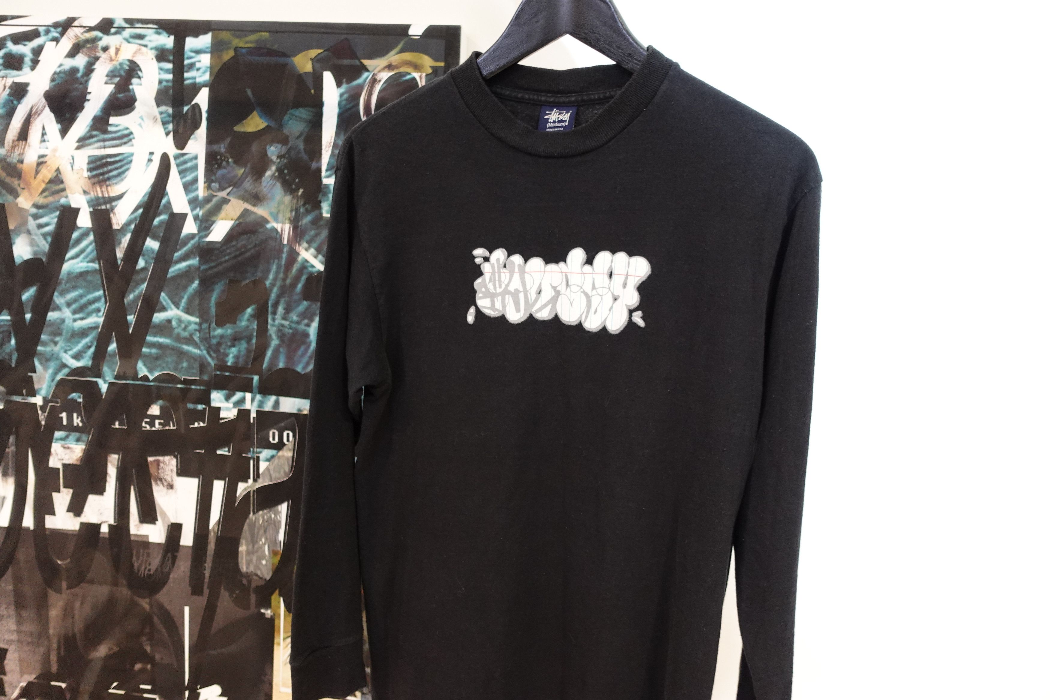 Stussy Vintage 2001 Stussy Box Logo Graffiti Tee Size US M / EU 48-50 / 2 - 6 Thumbnail