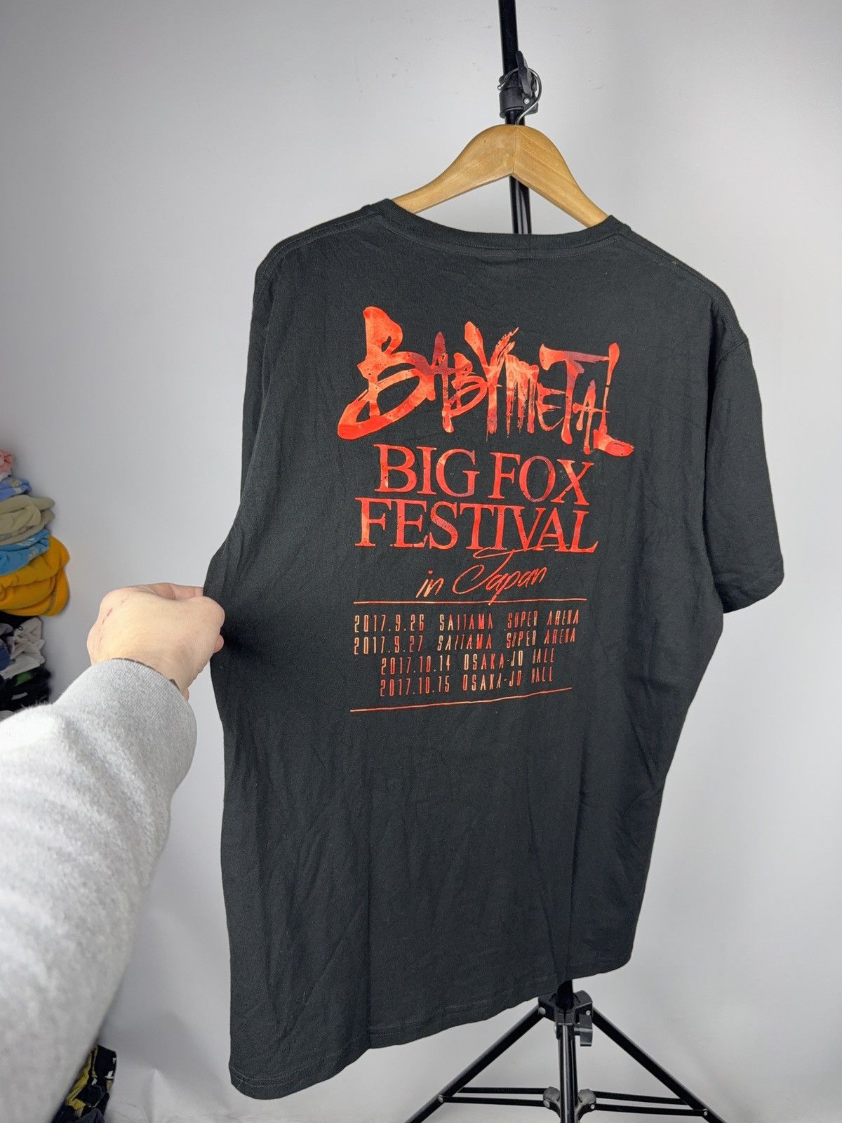 Band Tees Babymetal Big Fox Festival Japan 2017 Tour Rock Tee XXL Size US XXL / EU 58 / 5 - 14 Thumbnail
