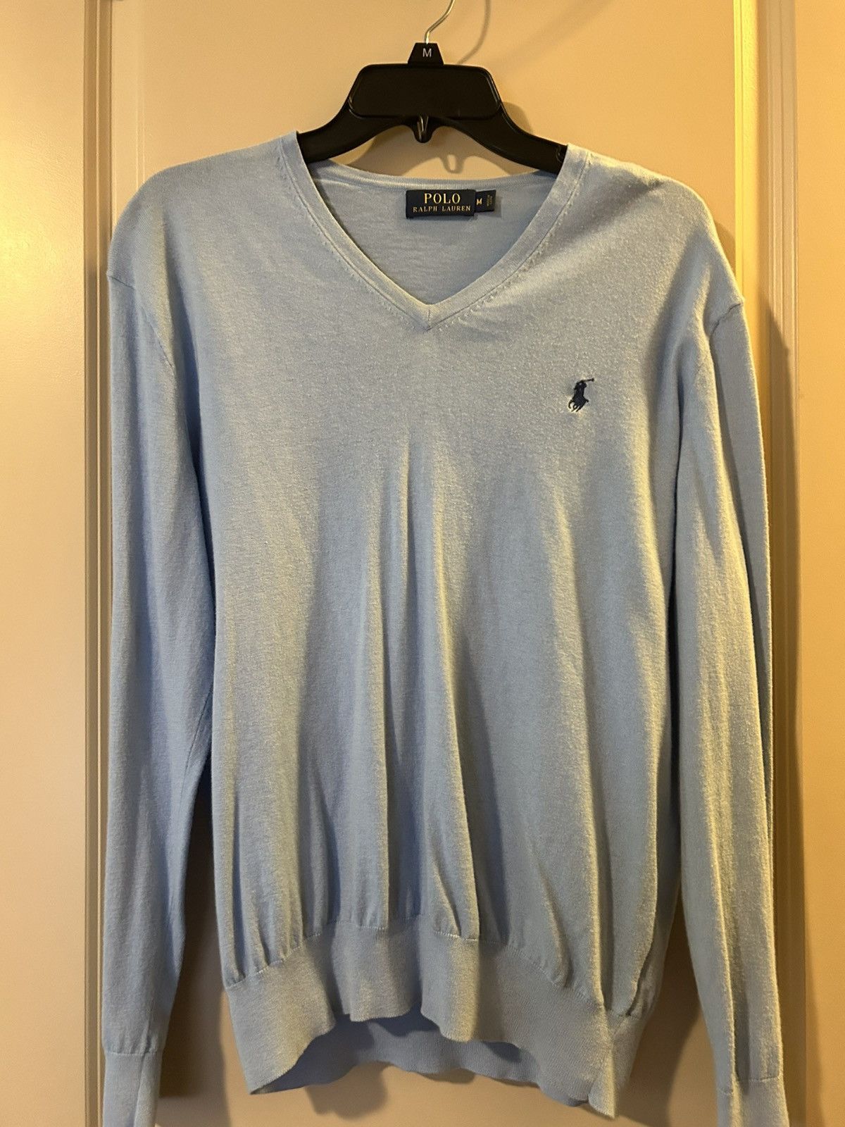 Polo Ralph Lauren Polo Ralph Lauren Cashmere/Cotton V-neck sweater Size US M / EU 48-50 / 2 - 1 Thumbnail