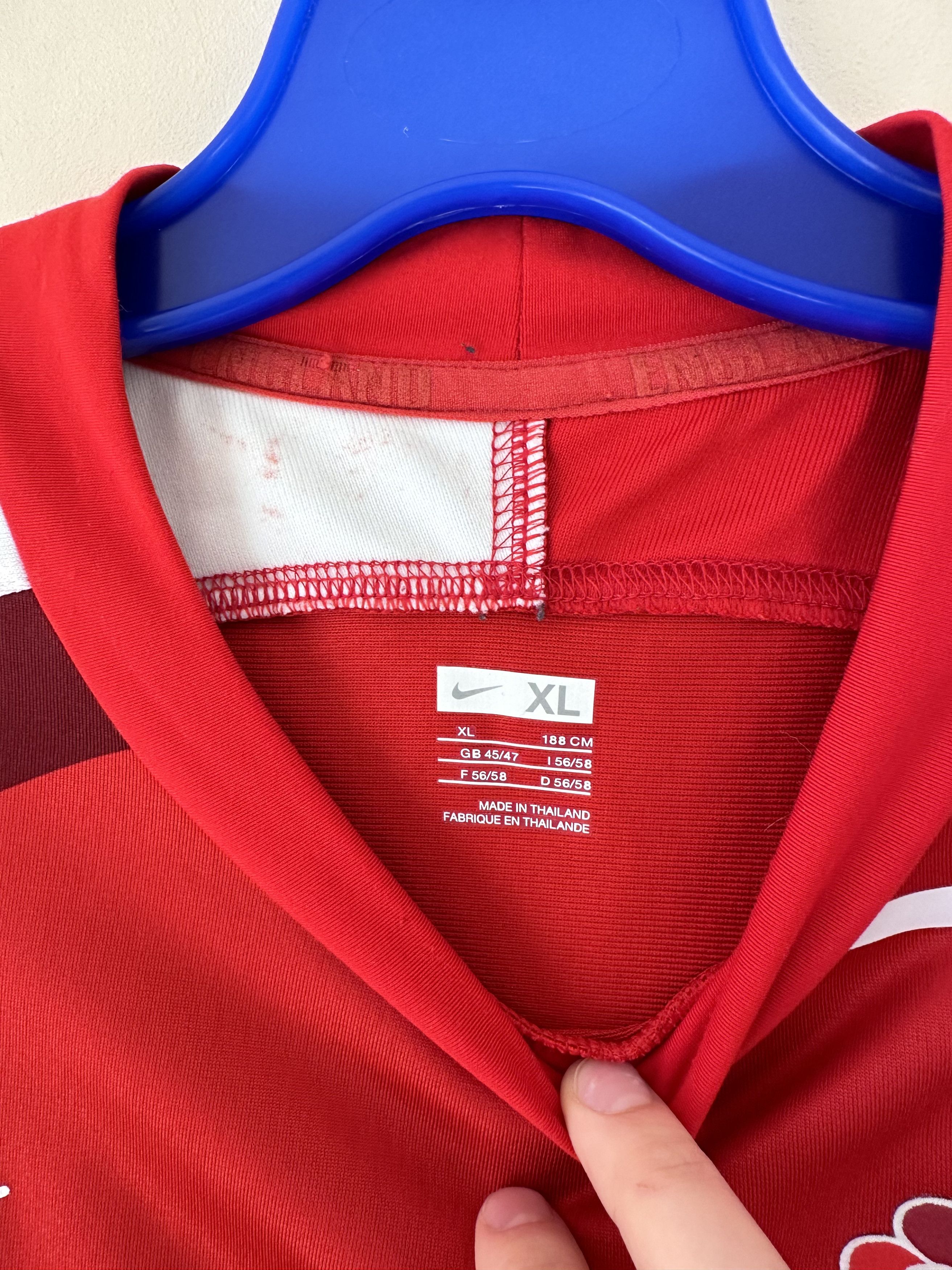 Nike Vintage Nike England Rugby jersey tee o2 Size US XL / EU 56 / 4 - 5 Thumbnail