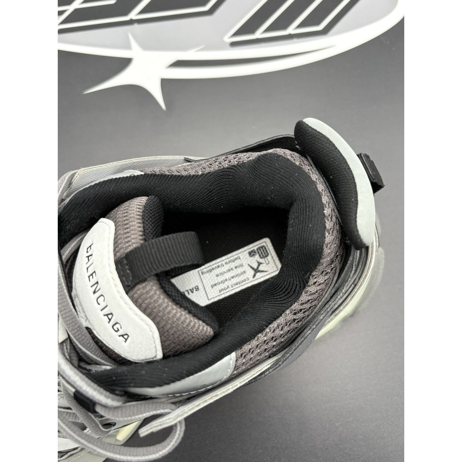 Balenciaga Balenciaga Track LED Sneaker ' Silver, Grey ' | GREAT COND! Size US 7 / EU 40 - 6 Thumbnail