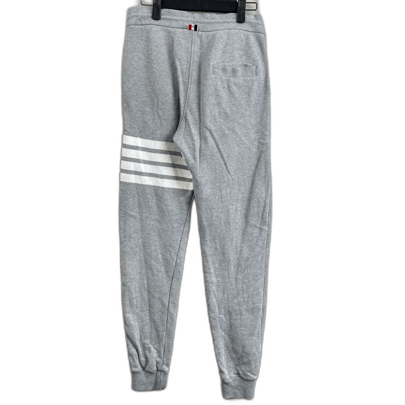 Thom Browne ThomBrowne Gray Four Stripe Long Pants Size US 26 / EU 42 - 1 Thumbnail