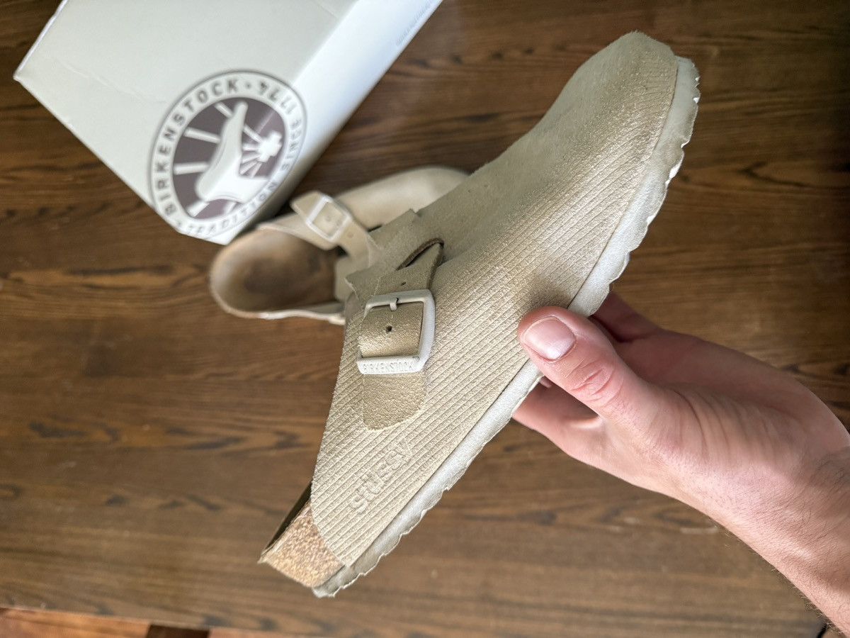 Birkenstock × Stussy Birkenstock x Stussy Boston Bone UK8 Size US 9 / EU 42 - 2 Thumbnail