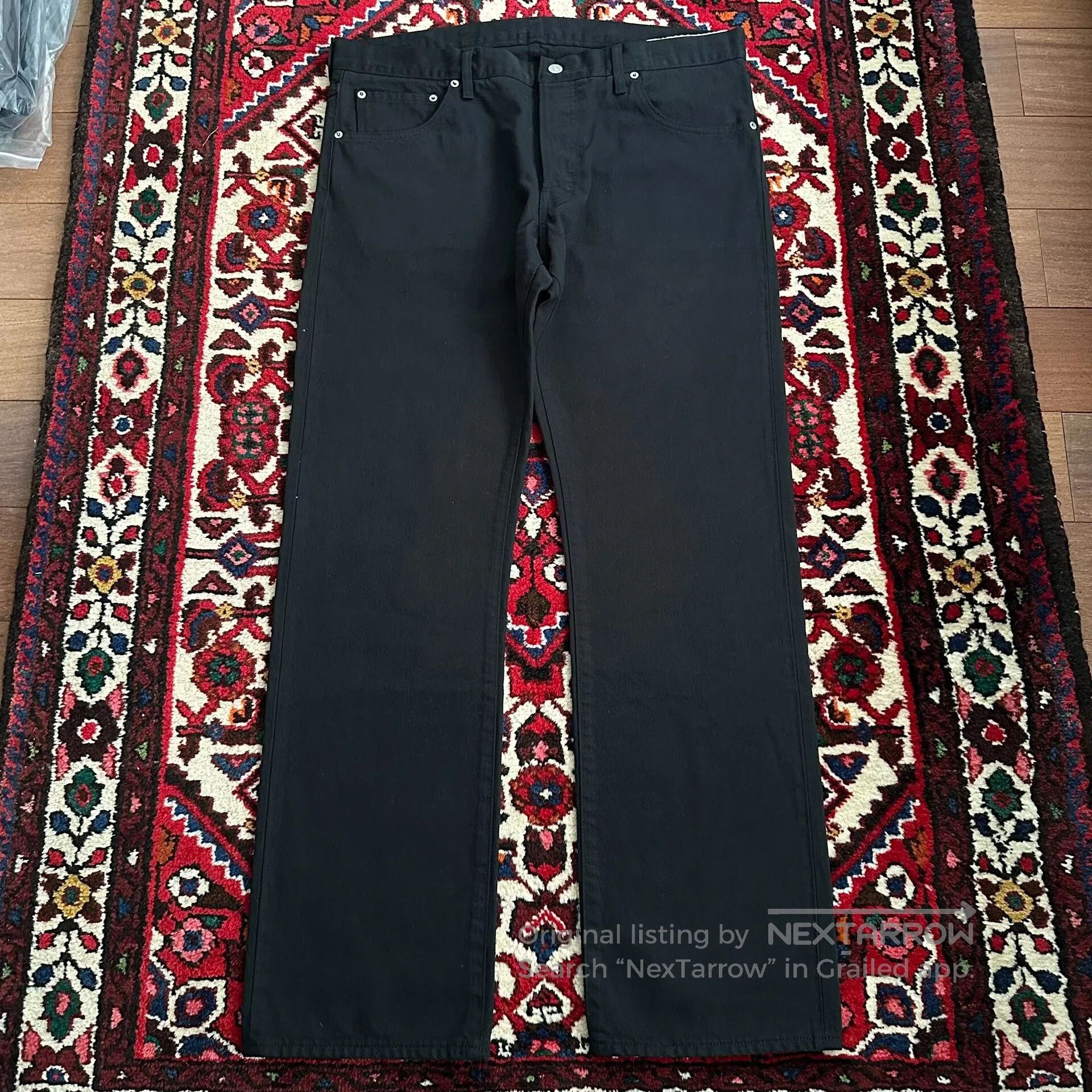 Visvim black overdyed denim pants by visvim. Size US 34 / EU 50 - 1 Thumbnail