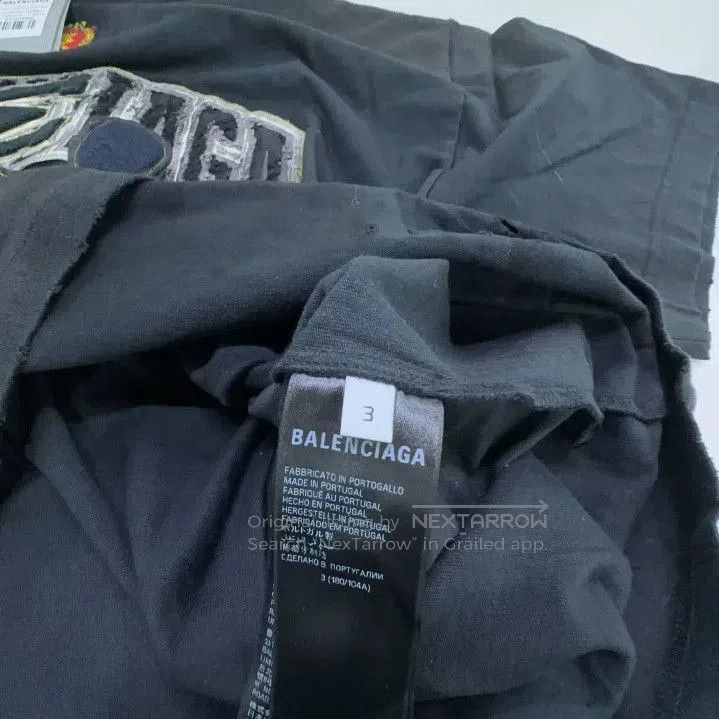 Balenciaga Balenciaga SS23 Black Embroidered Logo T. Size US L / EU 52-54 / 3 - 4 Thumbnail