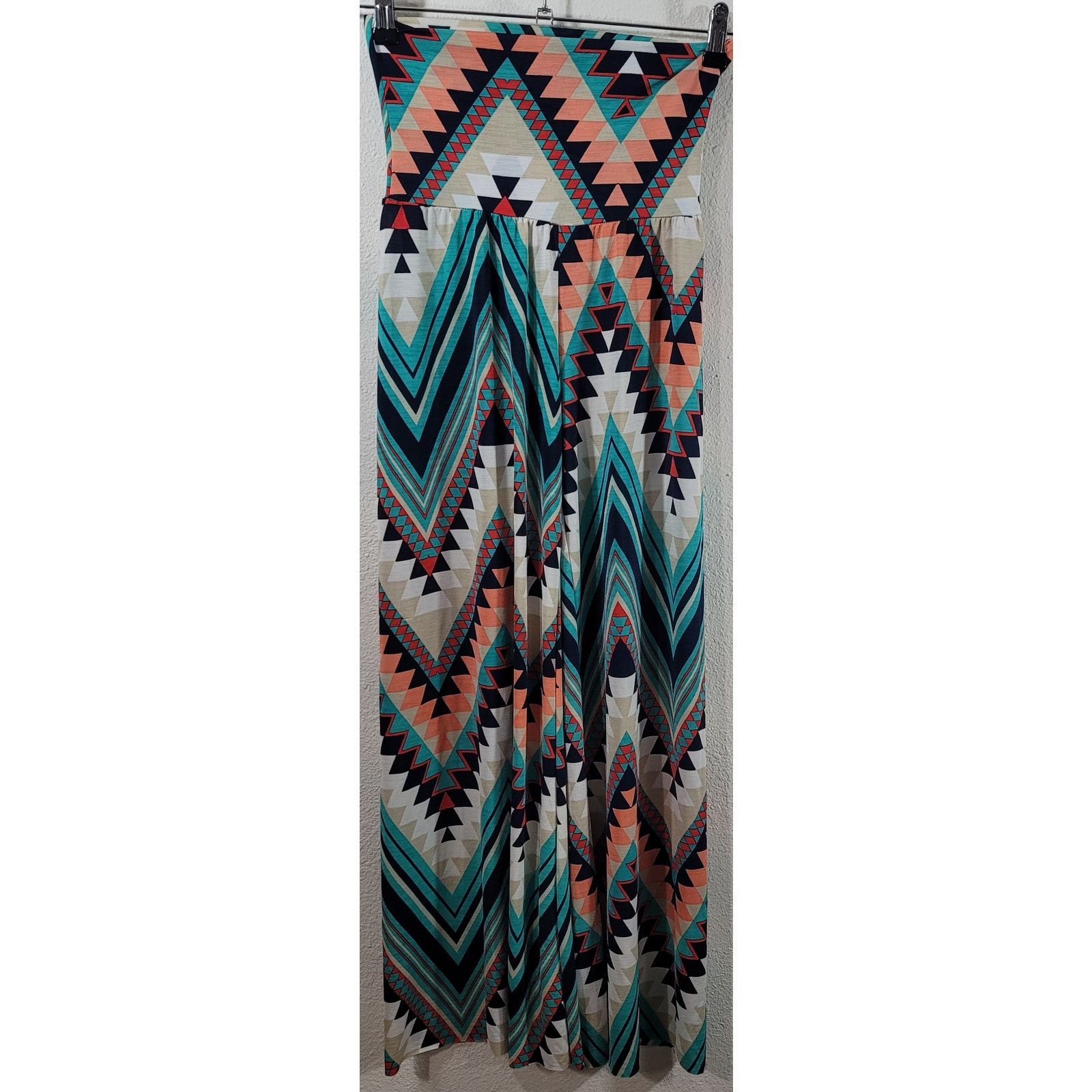 Other Style Rack Green Orange Aztec Harem Wide Leg Pants Small Size 28" / US 6 / IT 42 - 1 Thumbnail