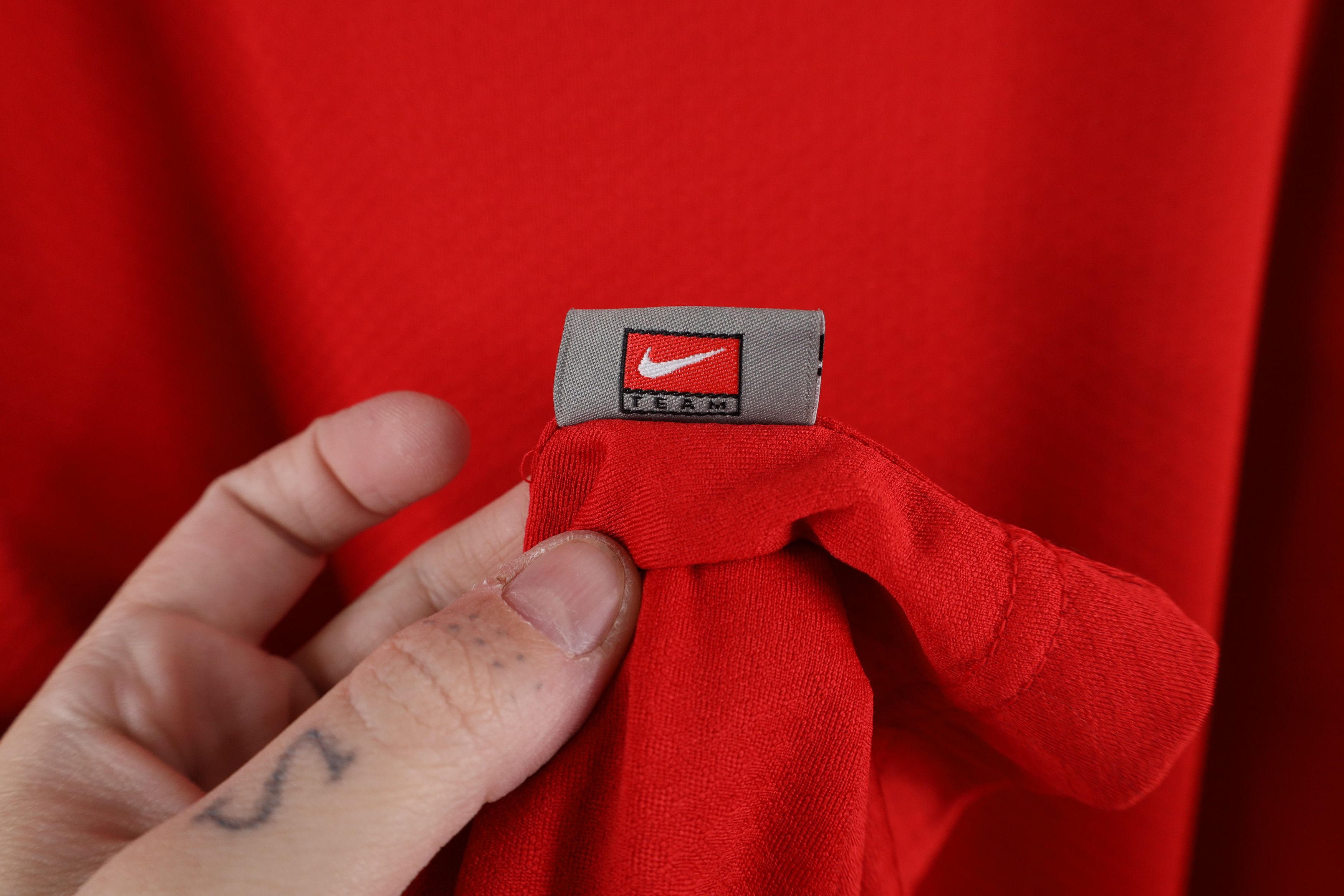 Nike × Vintage Vintage Nike Mini Swoosh Ohio State University Polo Shirt Size US XL / EU 56 / 4 - 12 Thumbnail