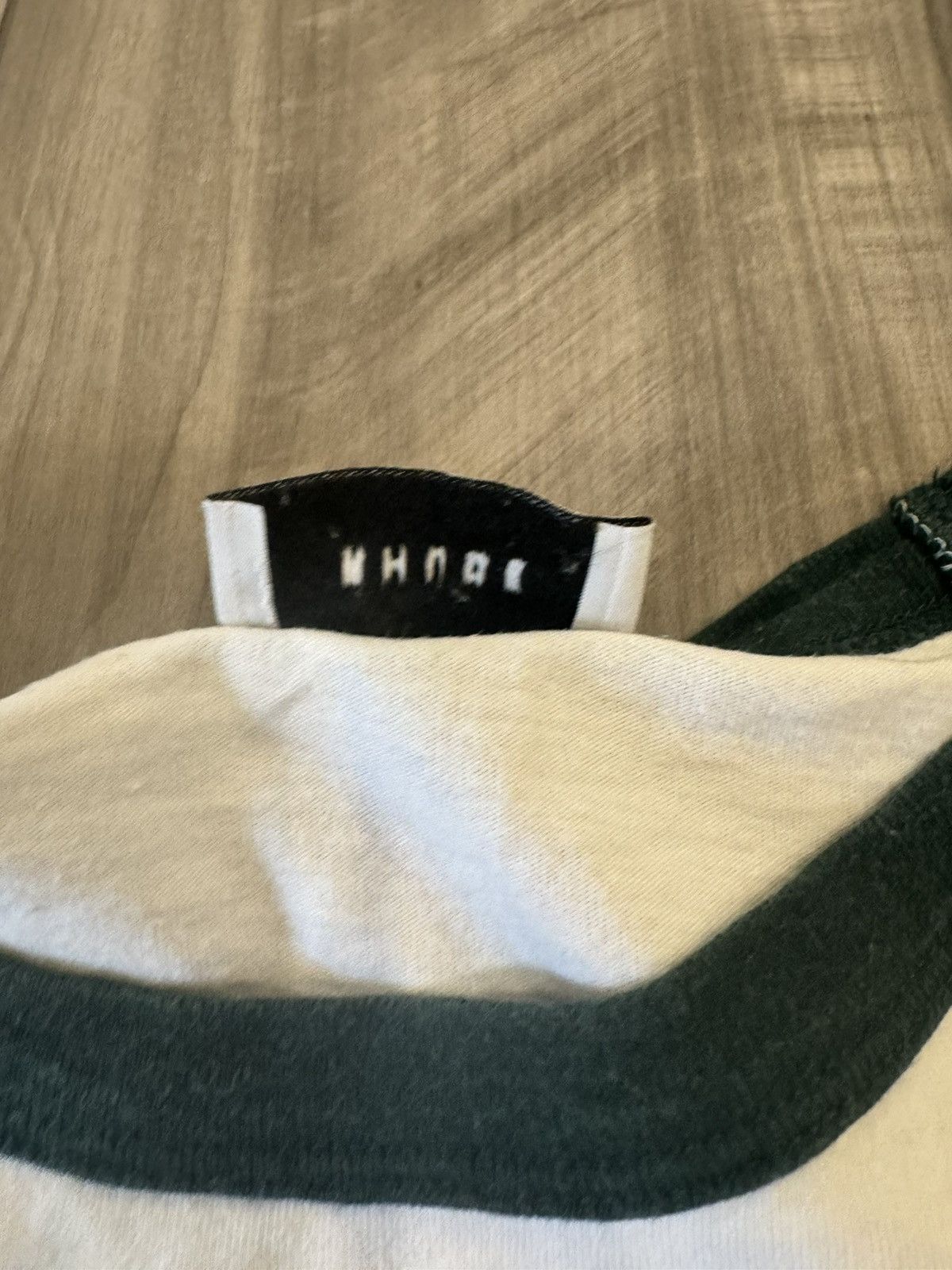 Rhude Rhude white & Green Raglan T-shirt Size US L / EU 52-54 / 3 - 9 Thumbnail