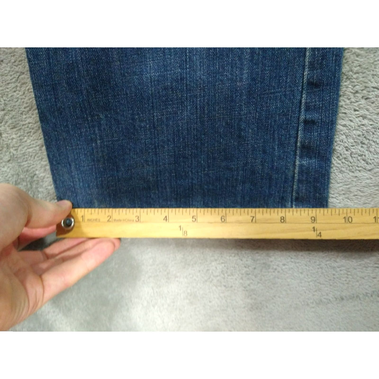 Gap Gap Jeans Mens 38x32 Blue Denim Premium Boot Cut Dark Wash Mid Rise Distressed Jeans Mens Blue Premium Bootcut Denim 90s? Not relevant. Size US 38 / EU 54 - 6 Thumbnail