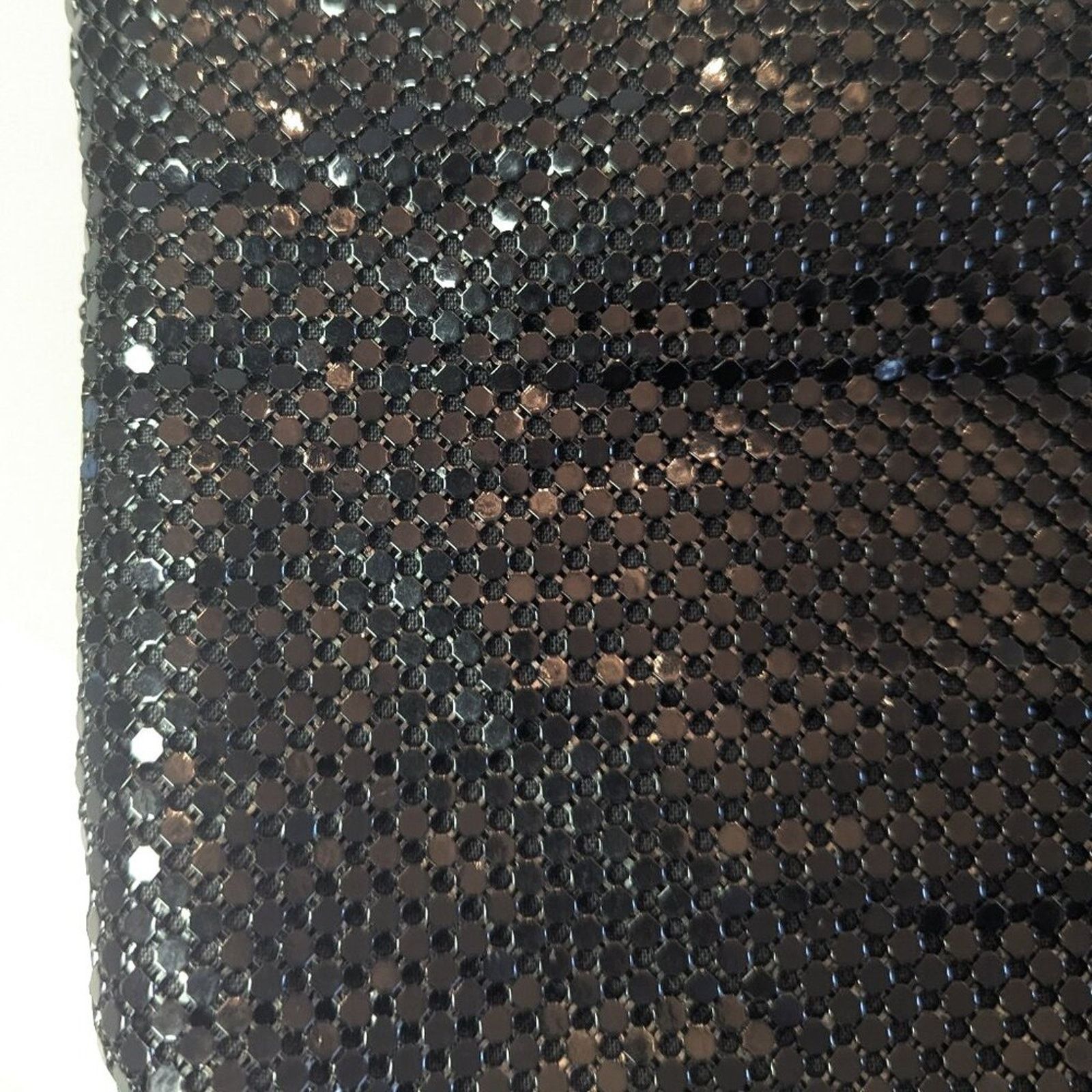 Vintage Whiting and Davis Vintage Black Metal Mesh Crossbody Bag 80s Size ONE SIZE - 4 Thumbnail