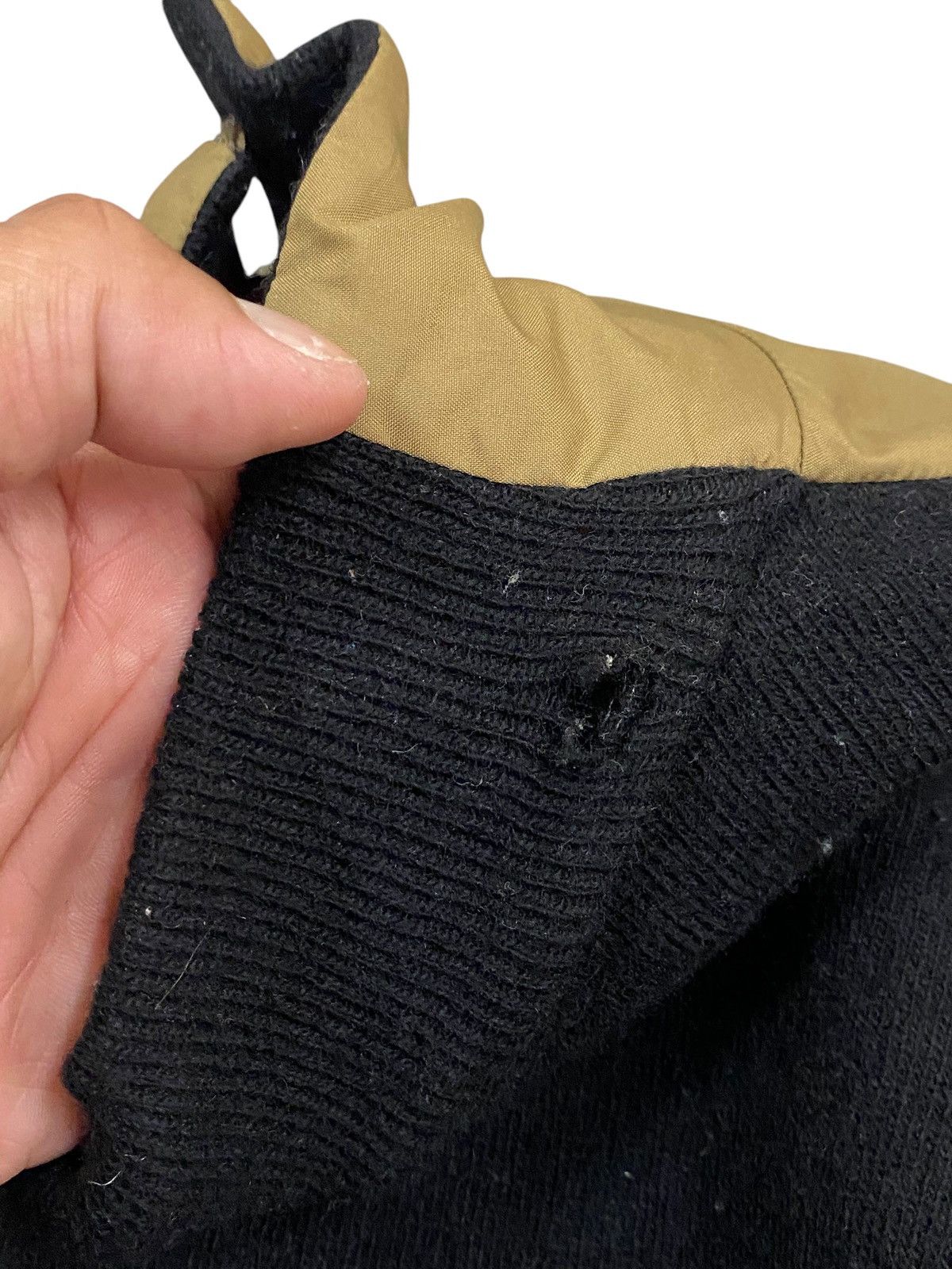 Moncler Moncler Zip-Up Jacket - Brown & Black Wool/Nylon - Size M Size US M / EU 48-50 / 2 - 9 Thumbnail