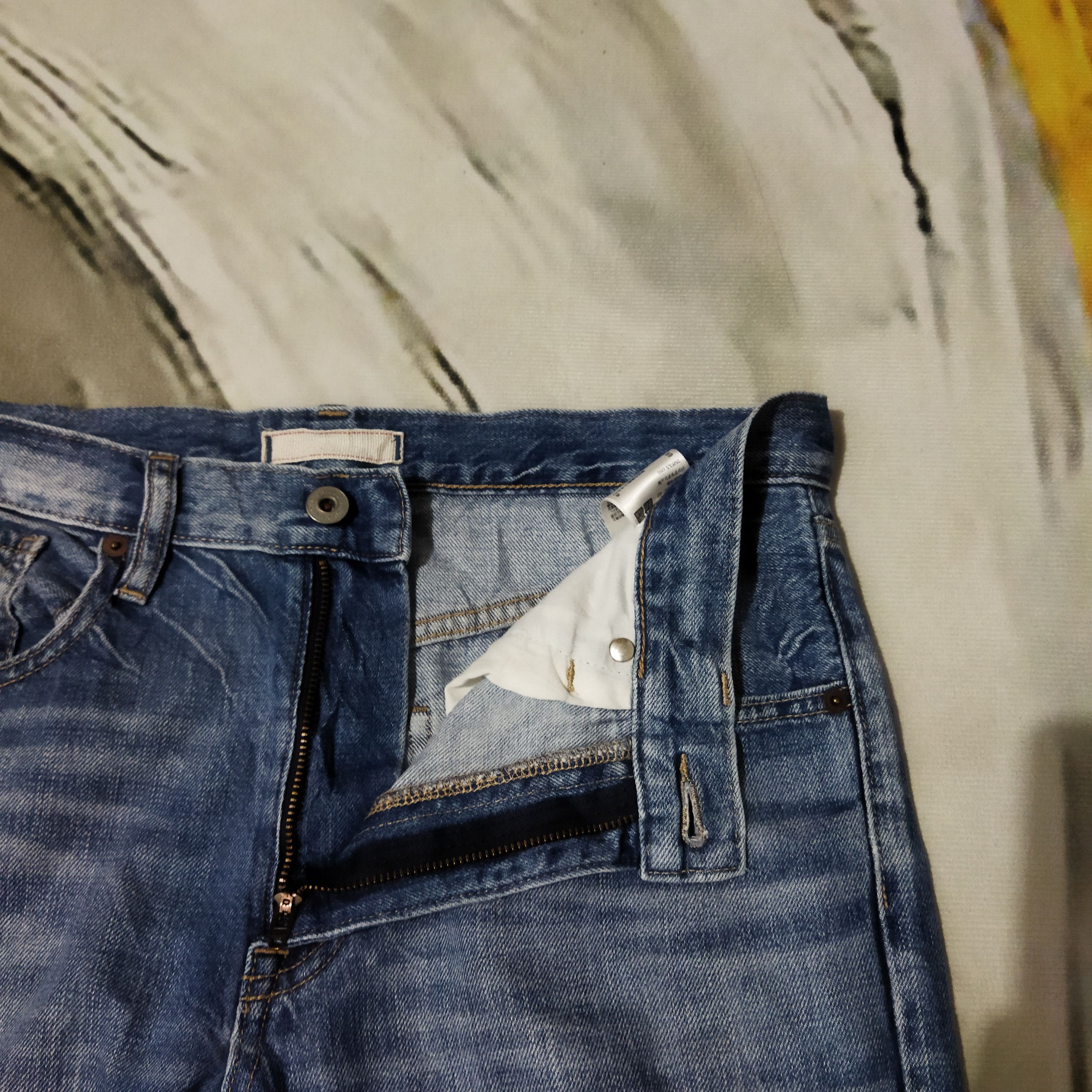Japanese Brand VINTAGE JAPANESE DISTRESSED LIGHT BLUE JEANS PANTS Size US 30 / EU 46 - 6 Thumbnail