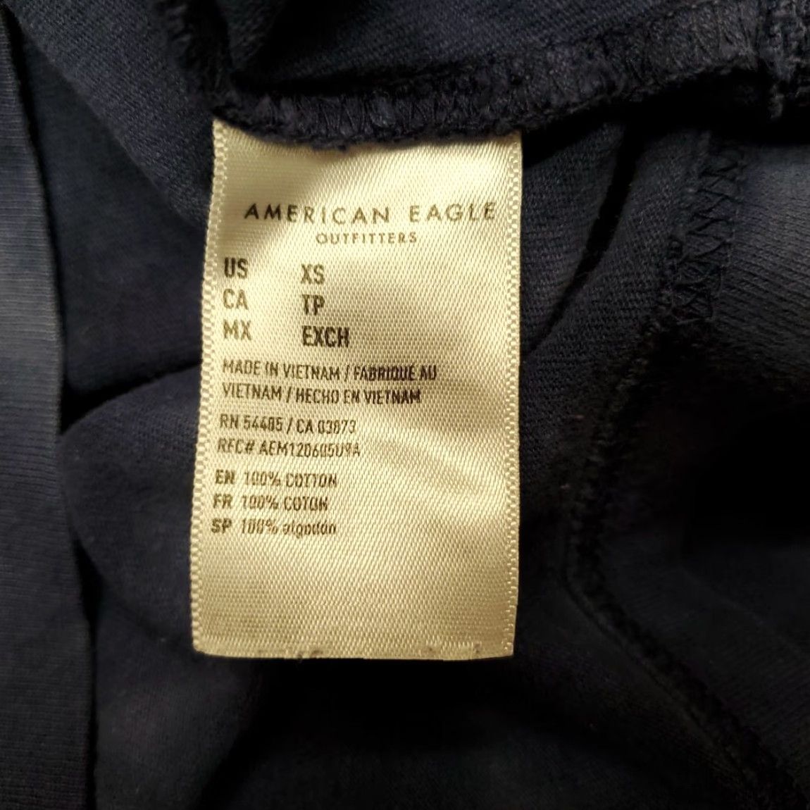 American Eagle Outfitters VINTAGE American Eagle Outfitters Shirt Men XS Blue Tie Dye Crewneck Log Spellout Casual Size US XS / EU 42 / 0 - 4 Thumbnail