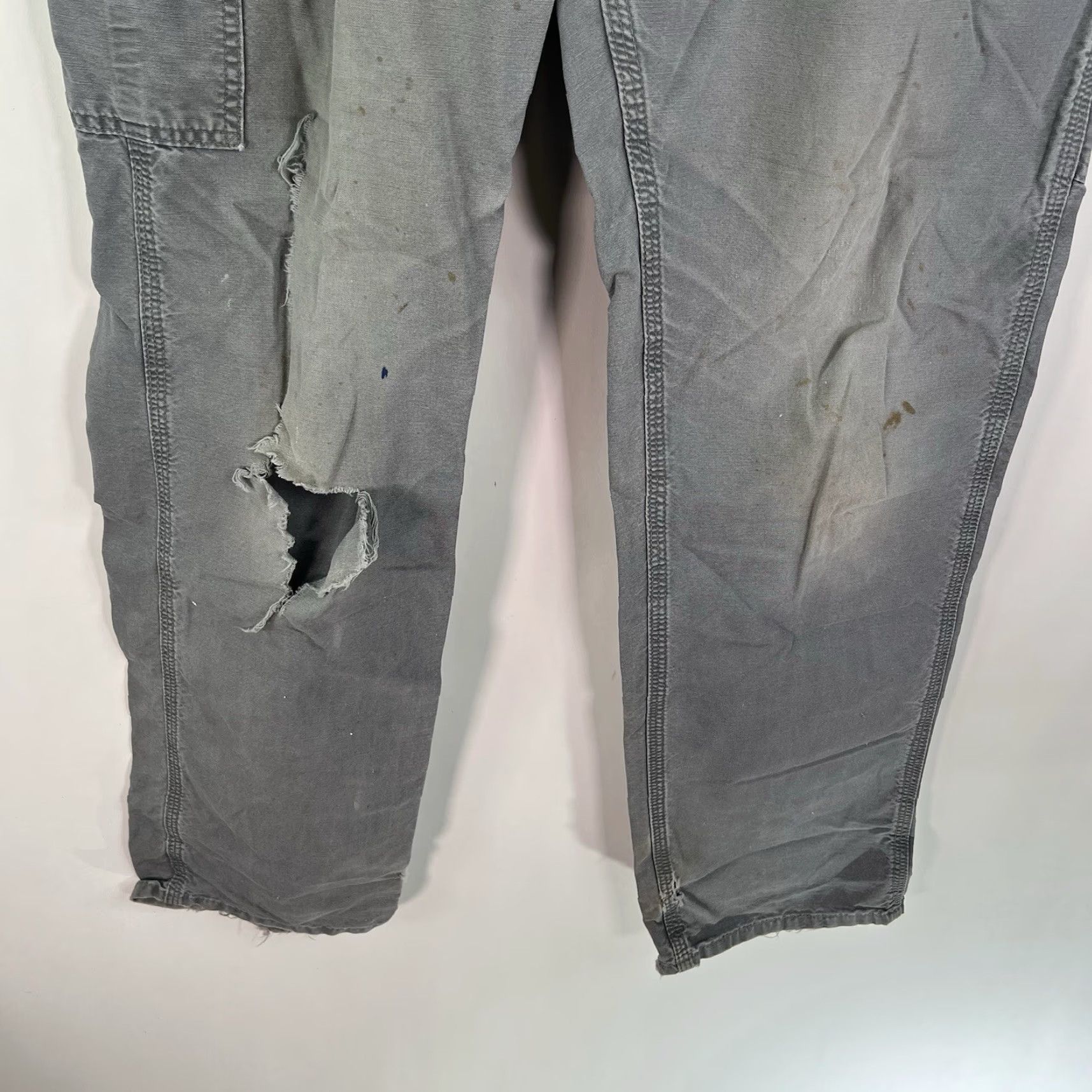 Carhartt VINTAGE Carhartt Jeans Denim B151 32x34 Gray US 90s Logo Mens Regular Relaxed Distressed Straight/Bootcut Size US 32 / EU 48 - 4 Thumbnail