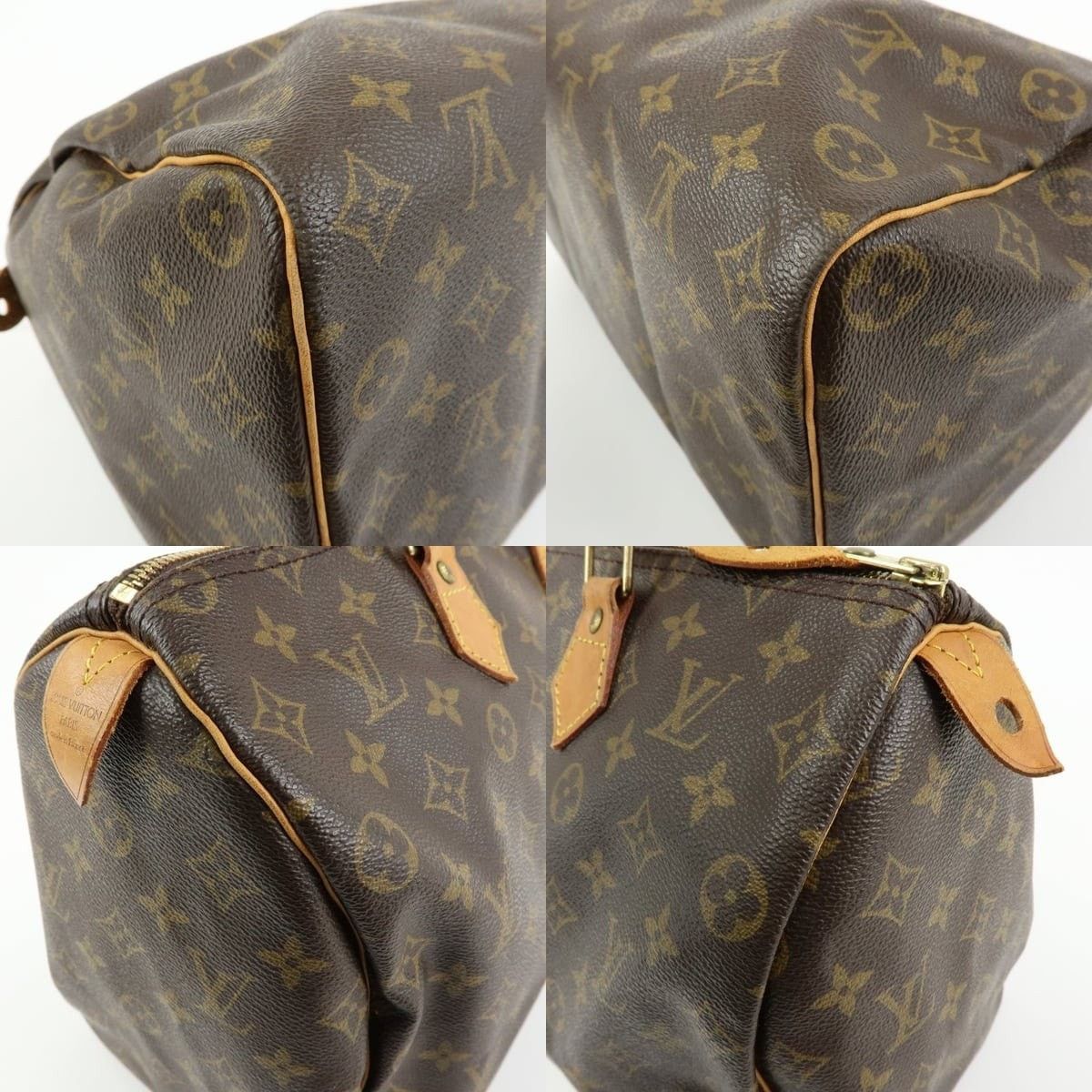Louis Vuitton Louis Vuitton Monogram Speedy 35 Satchel Brown Size ONE SIZE - 5 Thumbnail