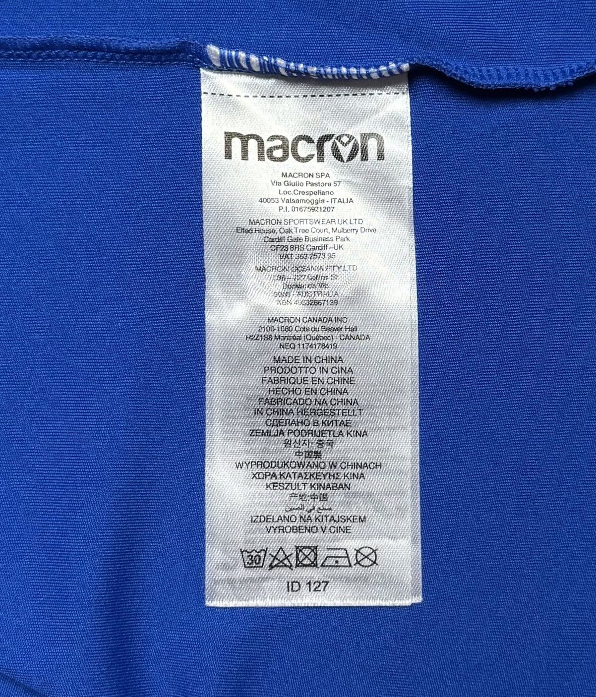 Macron Gillingham 2023 2024 Football Shirt Soccer Jersey Macron Size US S / EU 44-46 / 1 - 11 Thumbnail