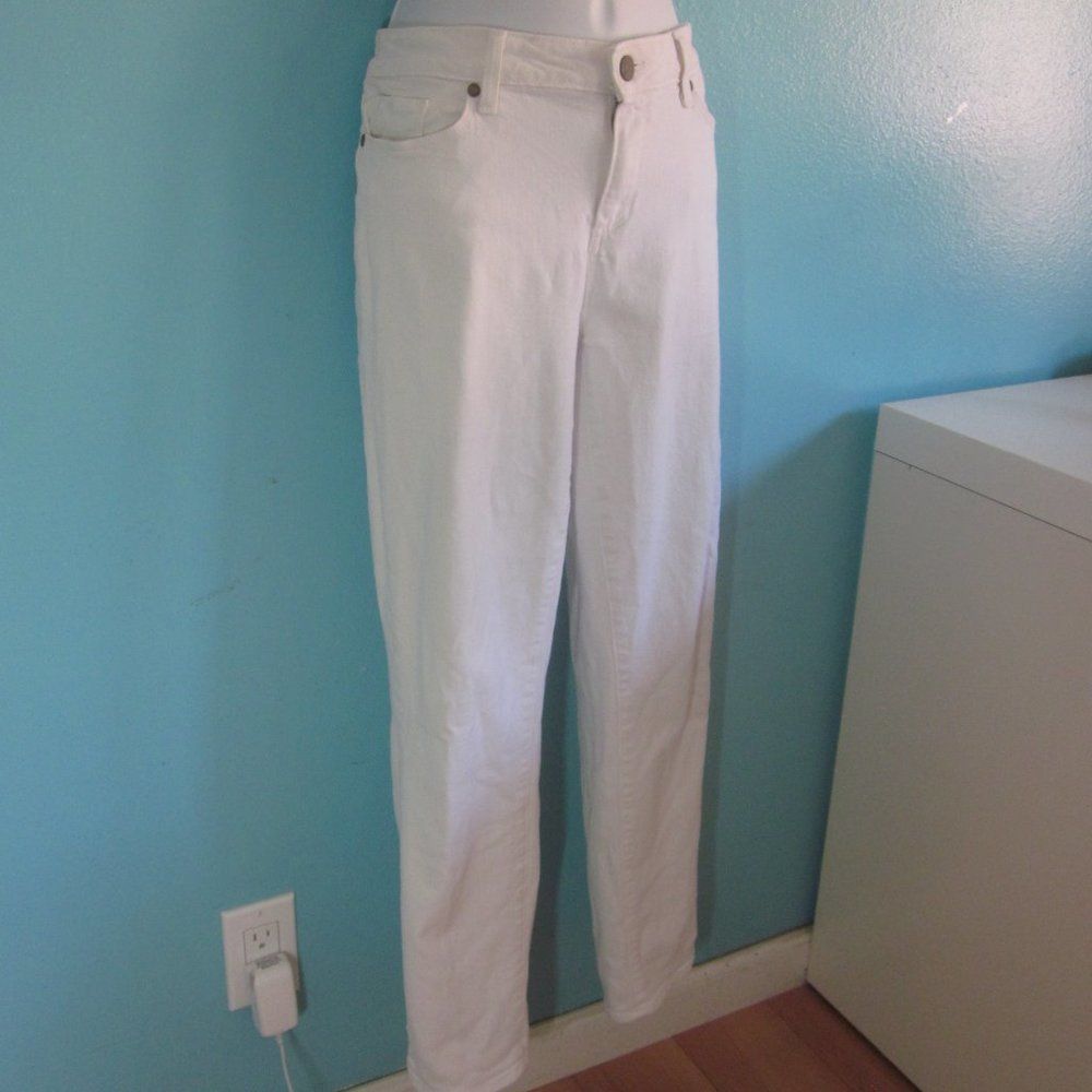Paige Paige White Jeans Skyline Ankle Peg Size 32 Size 32" / US 10 / IT 46 - 7 Thumbnail