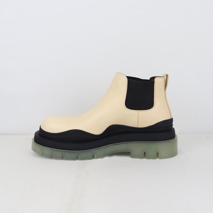 Bottega Veneta o1rshd1 Vegetal Tire Calfskin Boots in Butter Size US 9 / EU 42 - 2 Thumbnail