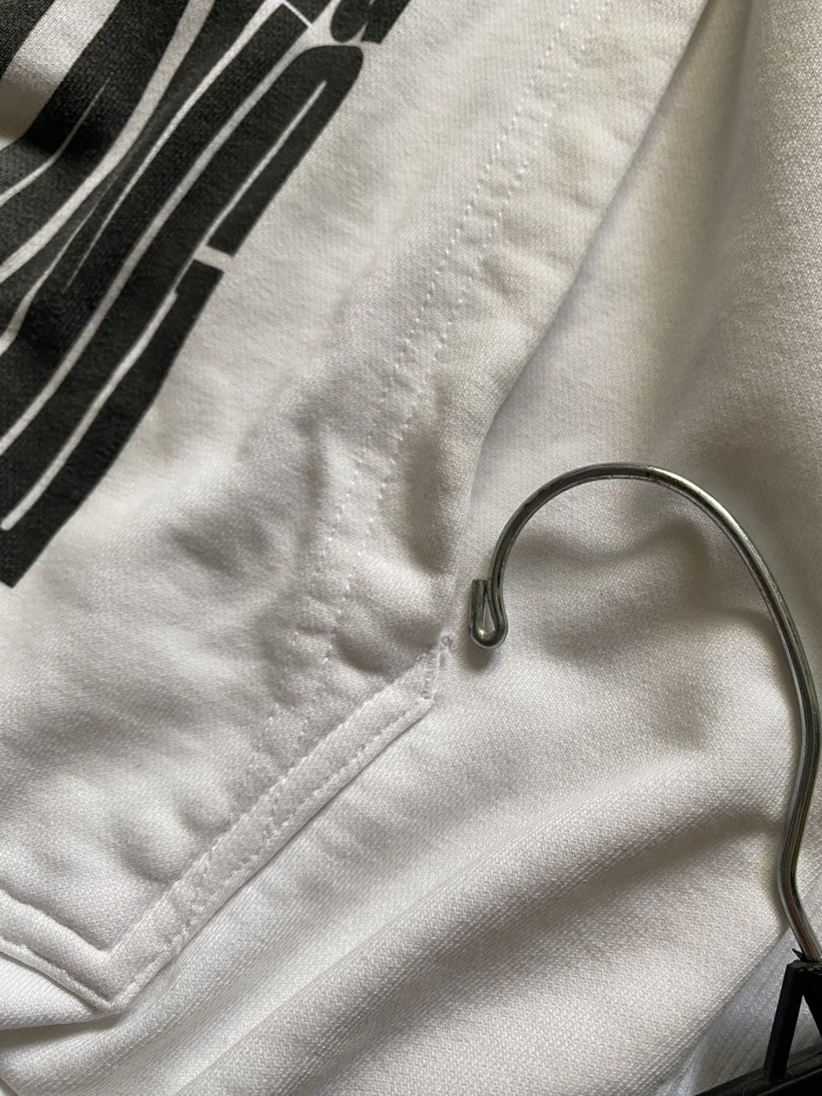 Helmut Lang Helmut Lang Bold White Hoodie Size US XL / EU 56 / 4 - 6 Thumbnail