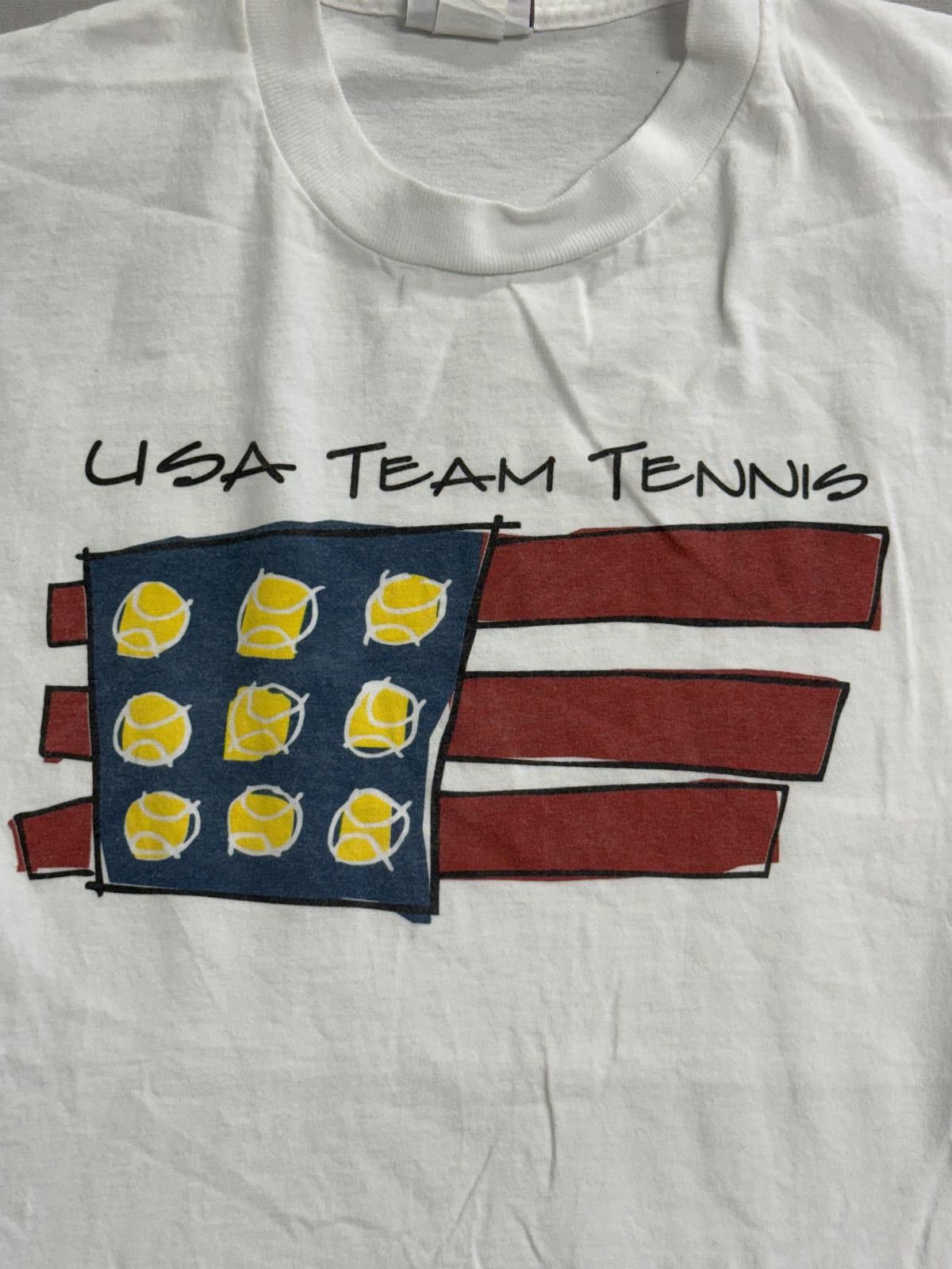 USA Olympics USA Team Tennis T-shirt Get in the Game USTA American Flag M Size US M / EU 48-50 / 2 - 5 Thumbnail
