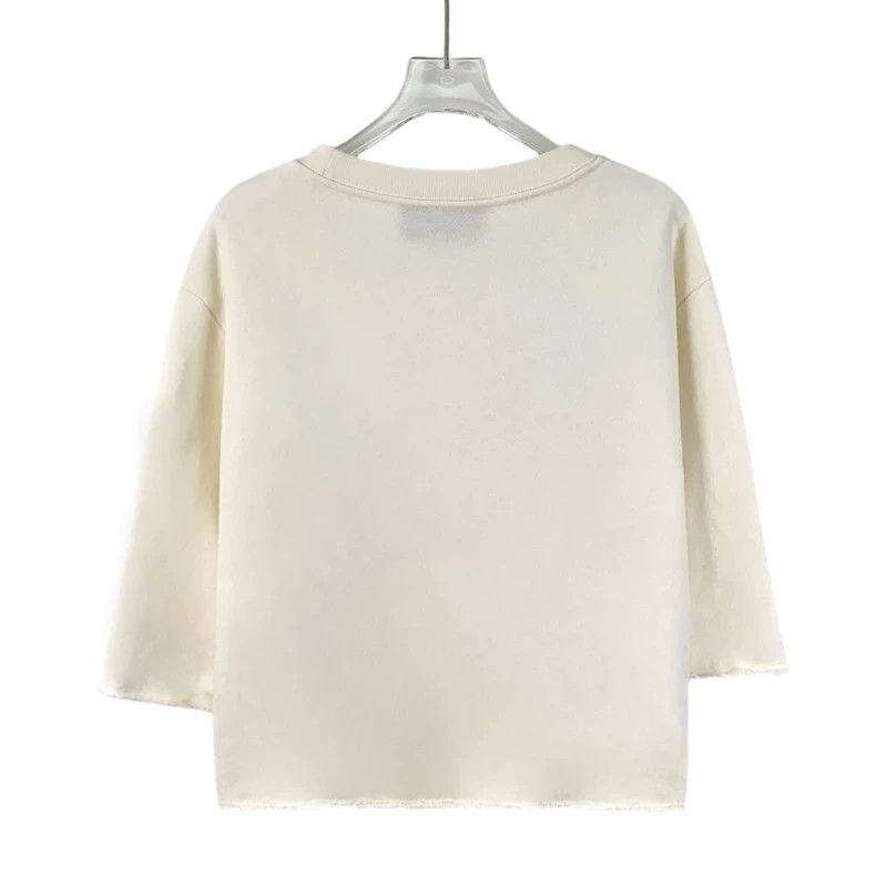 Gucci Gucci Beige logo coconut print cotton round-neck short-slee Size S / US 4 / IT 40 - 2 Thumbnail