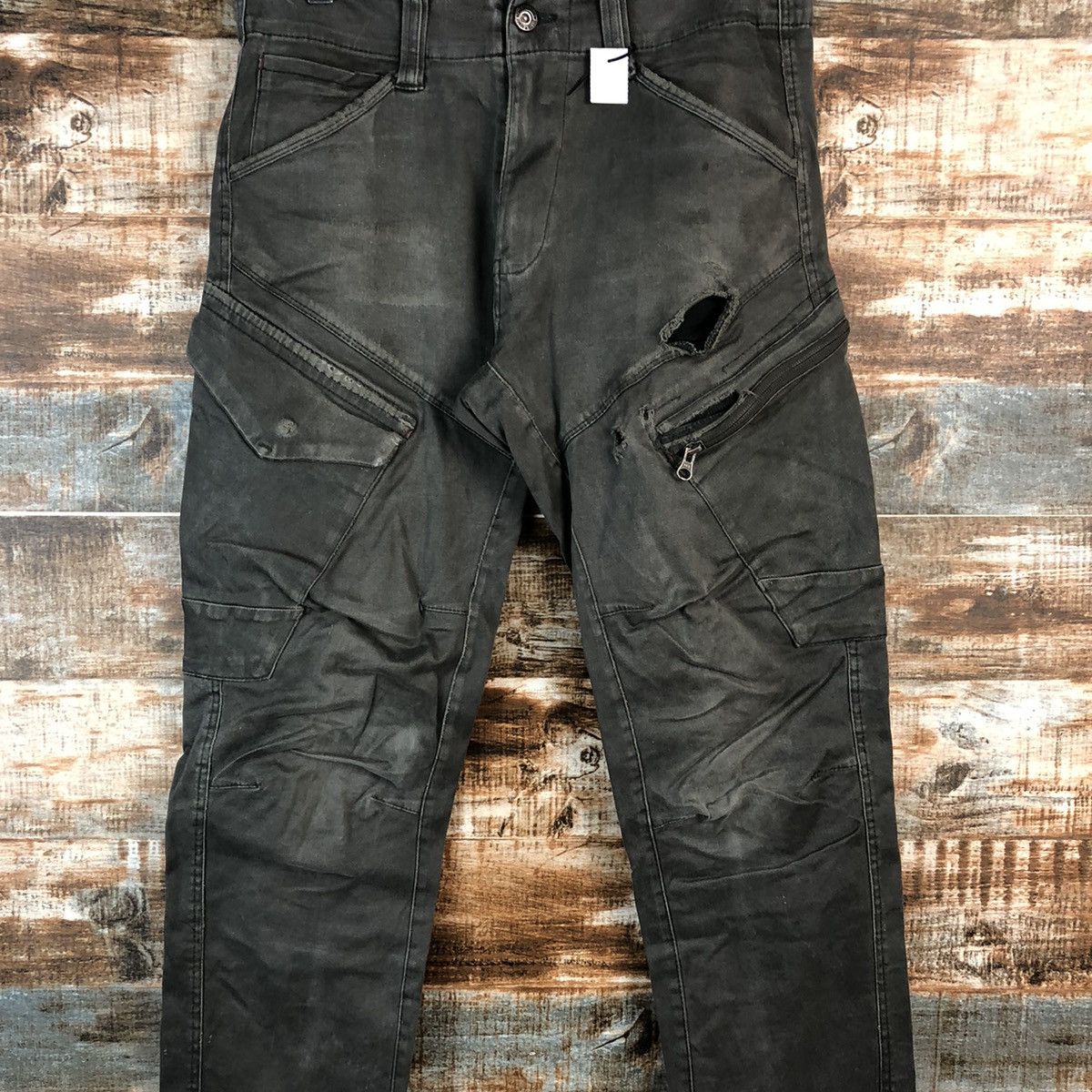 Japanese Brand Japanese Brand Grey Cargo Multipocket Pants #A2537 Size US 30 / EU 46 - 5 Thumbnail