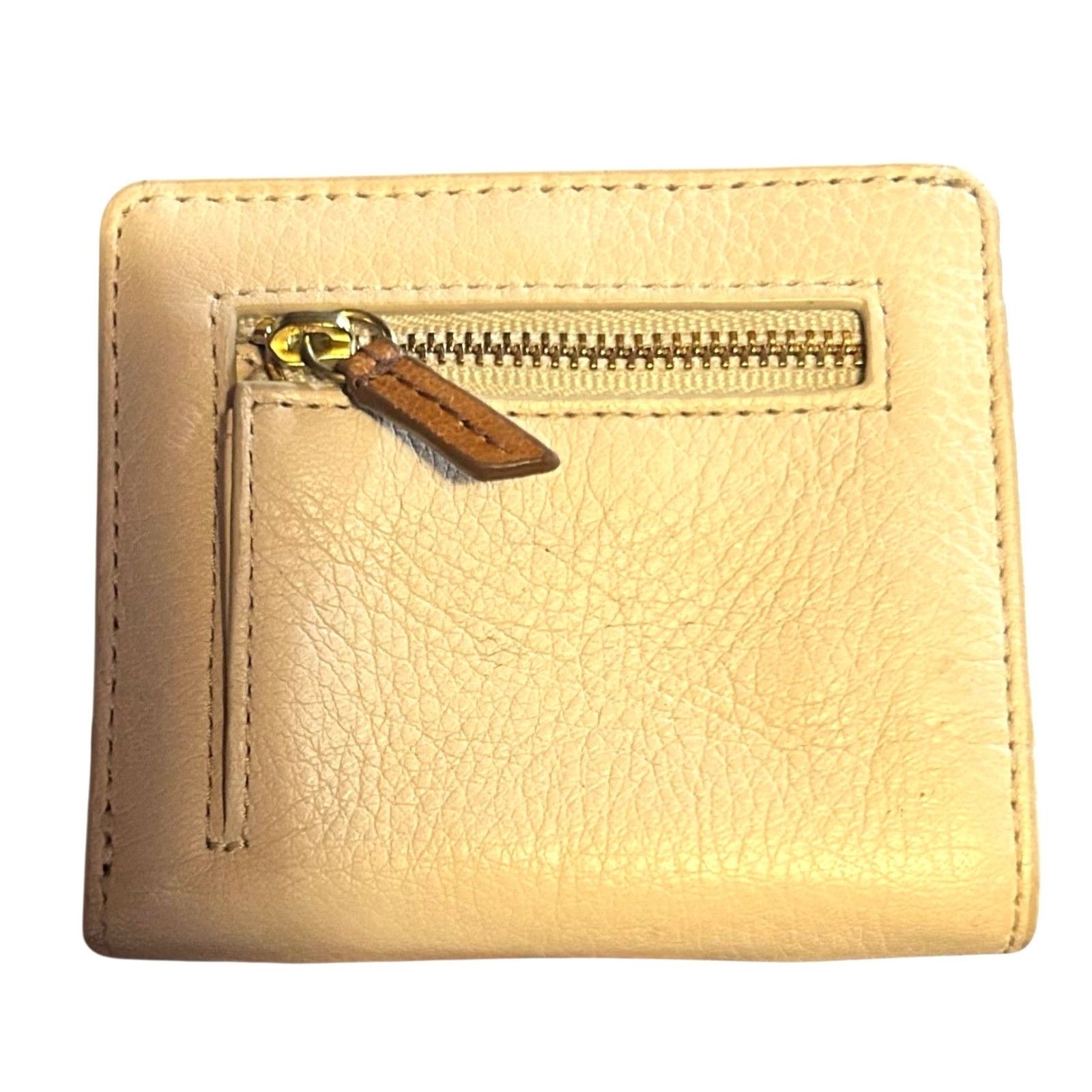 Fossil VINTAGE Fossil Emma RFID Off-White & Black Striped Bi-Fold Fringe Wallet Women's Size ONE SIZE - 6 Thumbnail