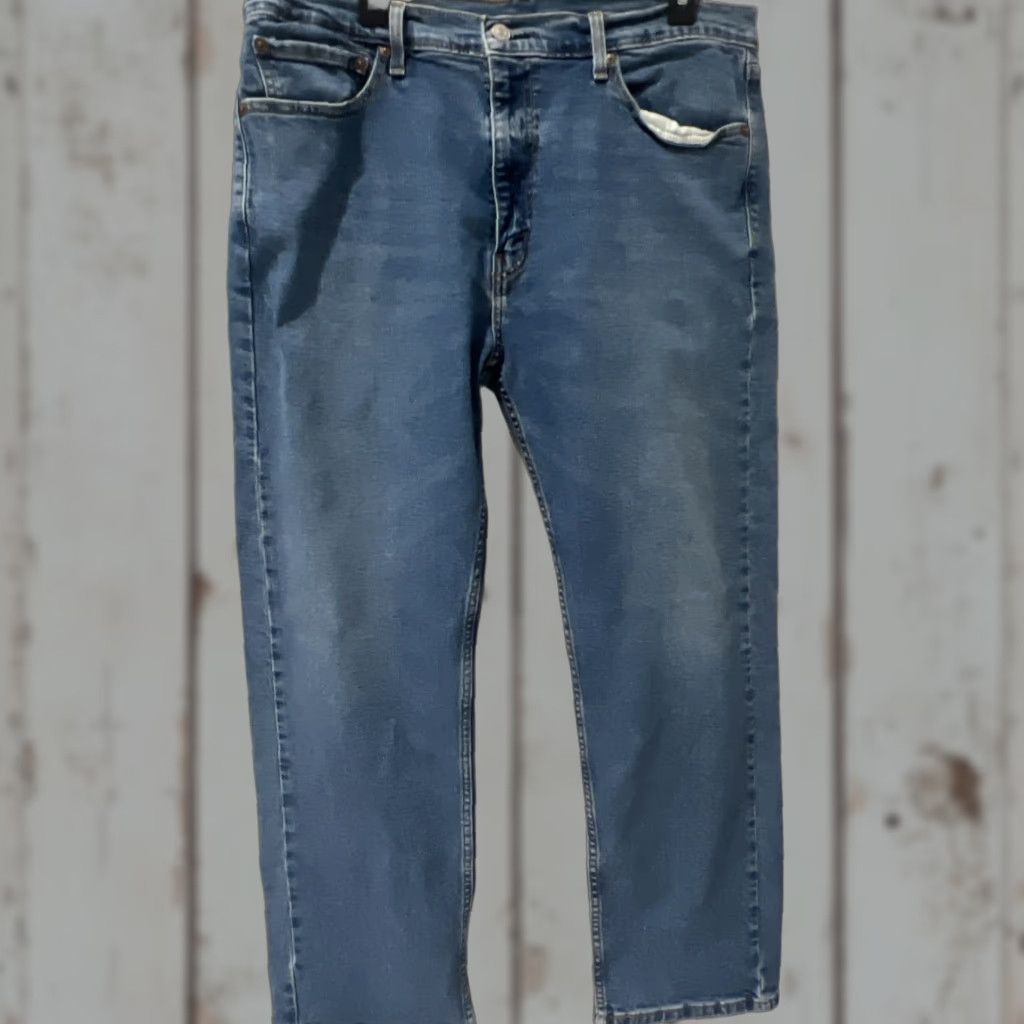 Levi's Levi's 505 Regular Fit Jeans Mens 38x30 Blue Denim Straight Leg 5-Pocket 90s Cowboy USA Size US 38 / EU 54 - 1 Thumbnail