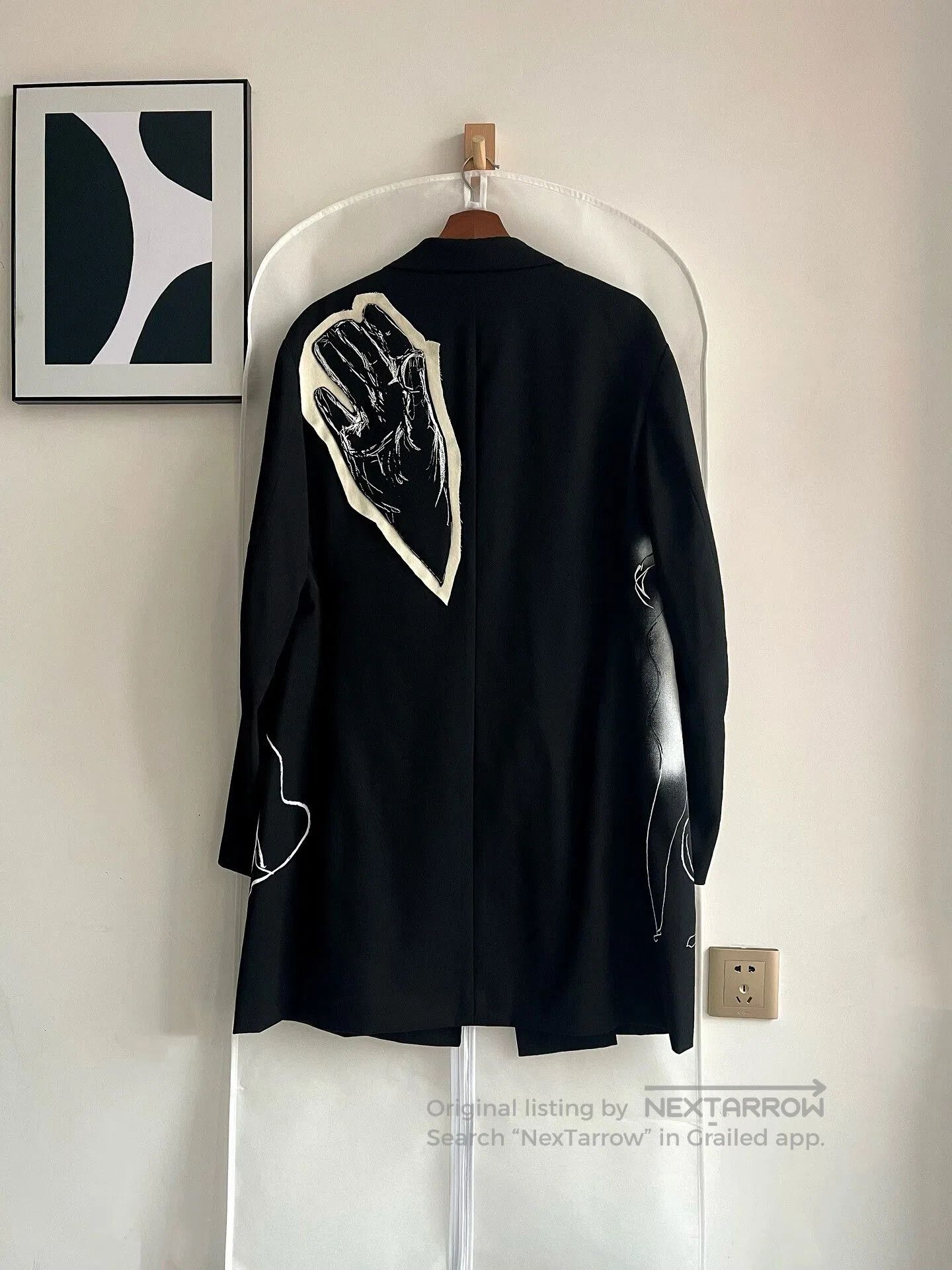 Yohji Yamamoto Yohji Yamamoto Graphic Coat. Size US M / EU 48-50 / 2 - 7 Thumbnail