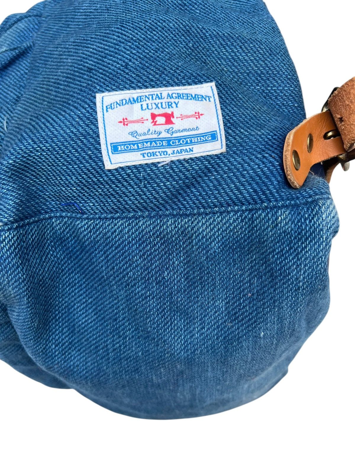 FDMTL FDMTL Japan Fade Patina Indigo Backpack Bag Size ONE SIZE - 10 Thumbnail