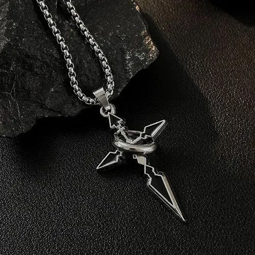Other Cross pendant men's necklace men's fashion brand Size ONE SIZE - 8 Thumbnail