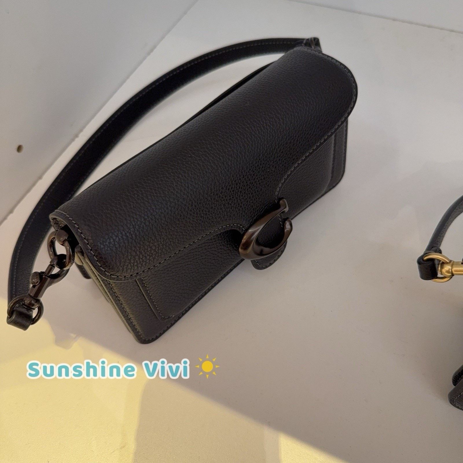Coach NWT Coach CY201 Tabby Shoulder Bag 20 Black pebble leather Size ONE SIZE - 2 Thumbnail
