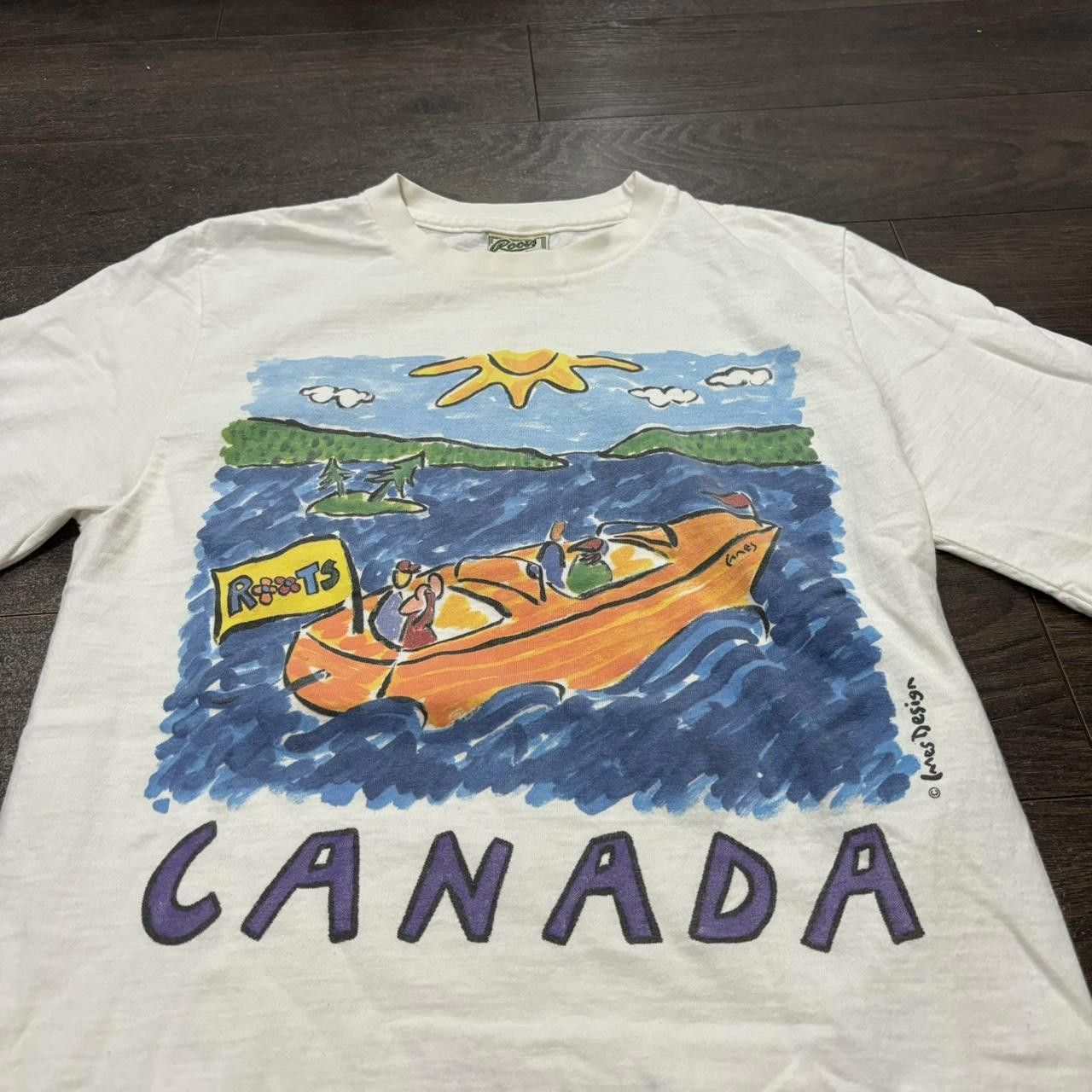 Roots vintage roots Canada art t shirt 90s S Size US S / EU 44-46 / 1 - 2 Thumbnail