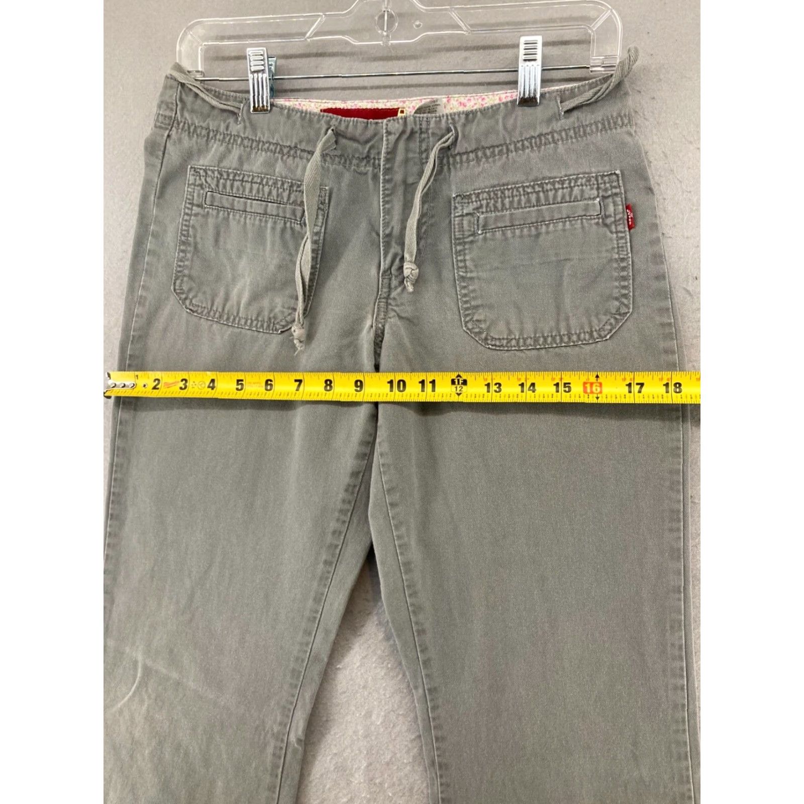 Levi's Levi's Women's Pants S Gray Casual Bootcut Mid Rise Cotton 2000s Y2K Size 28" / US 6 / IT 42 - 3 Thumbnail