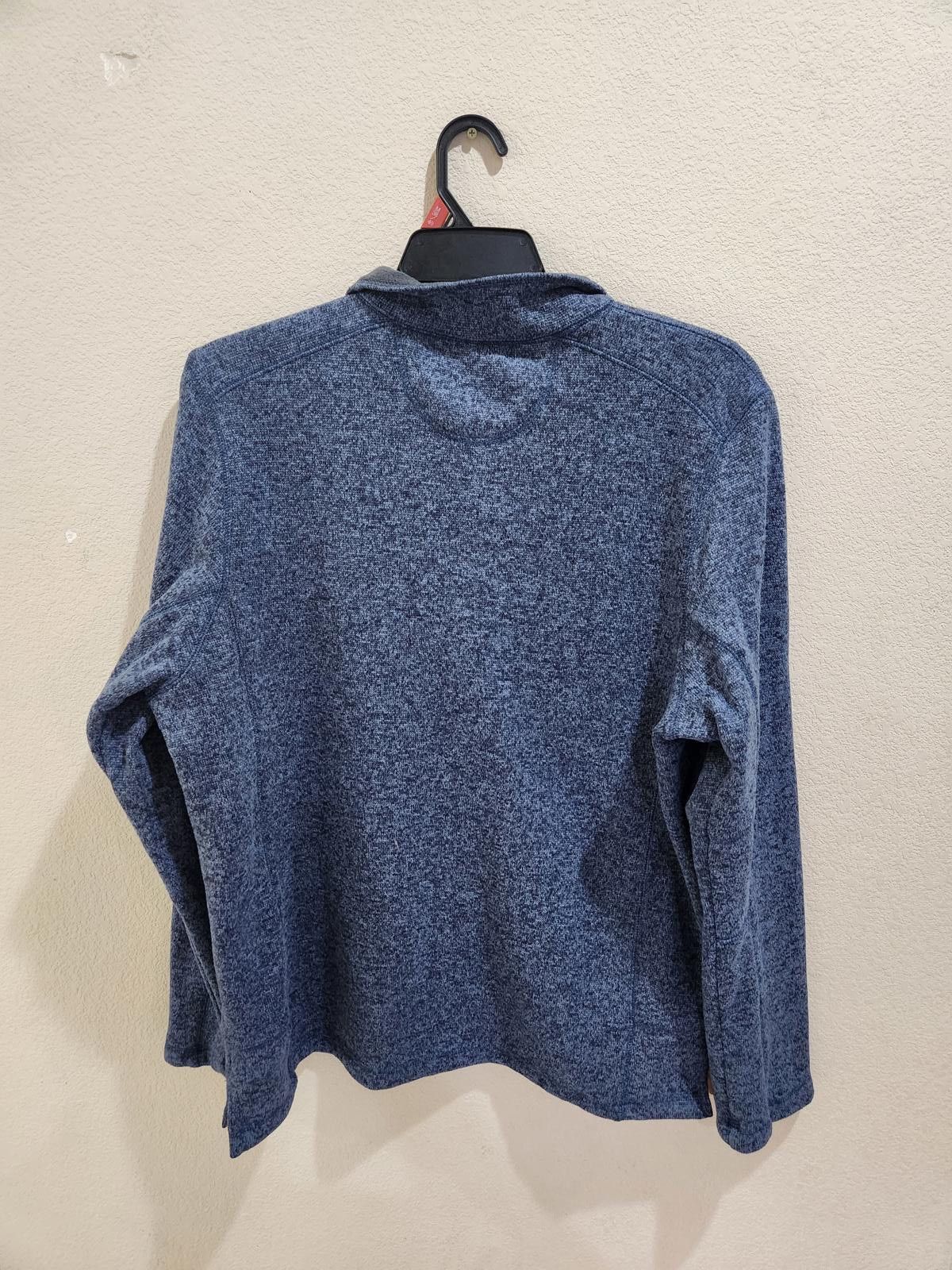 Woolrich Woolen Mills Woolrich Men's Grey Pullover Fleece with Buttoned Chest Pock Size US L / EU 52-54 / 3 - 2 Thumbnail