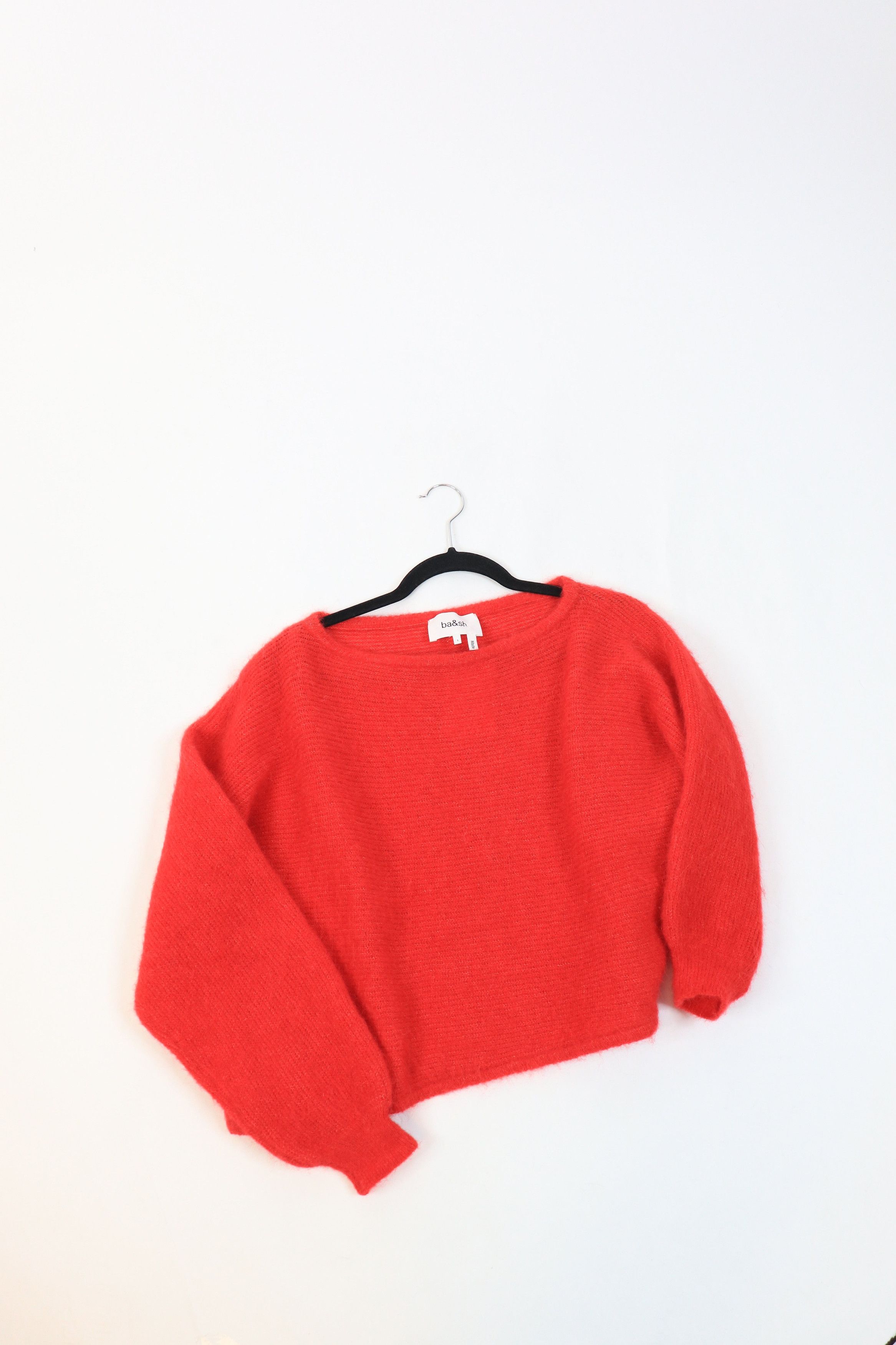 Other Red alpaca-blend off-shoulder jumper - S Size S / US 4 / IT 40 - 1 Thumbnail