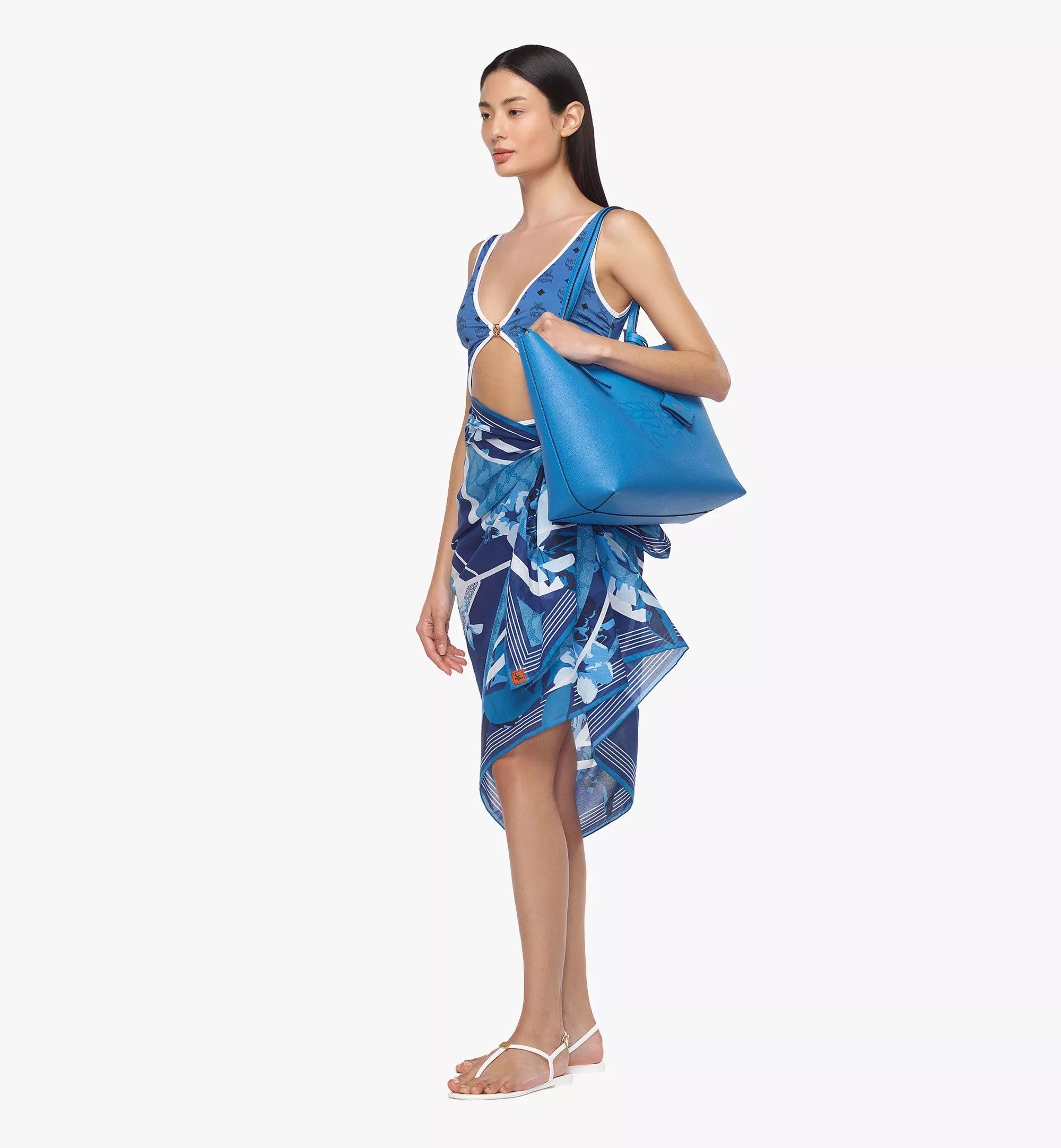 MCM o1mt1gz1224 Size: OS / Shopper Medium Bag in Blue Size ONE SIZE - 2 Thumbnail