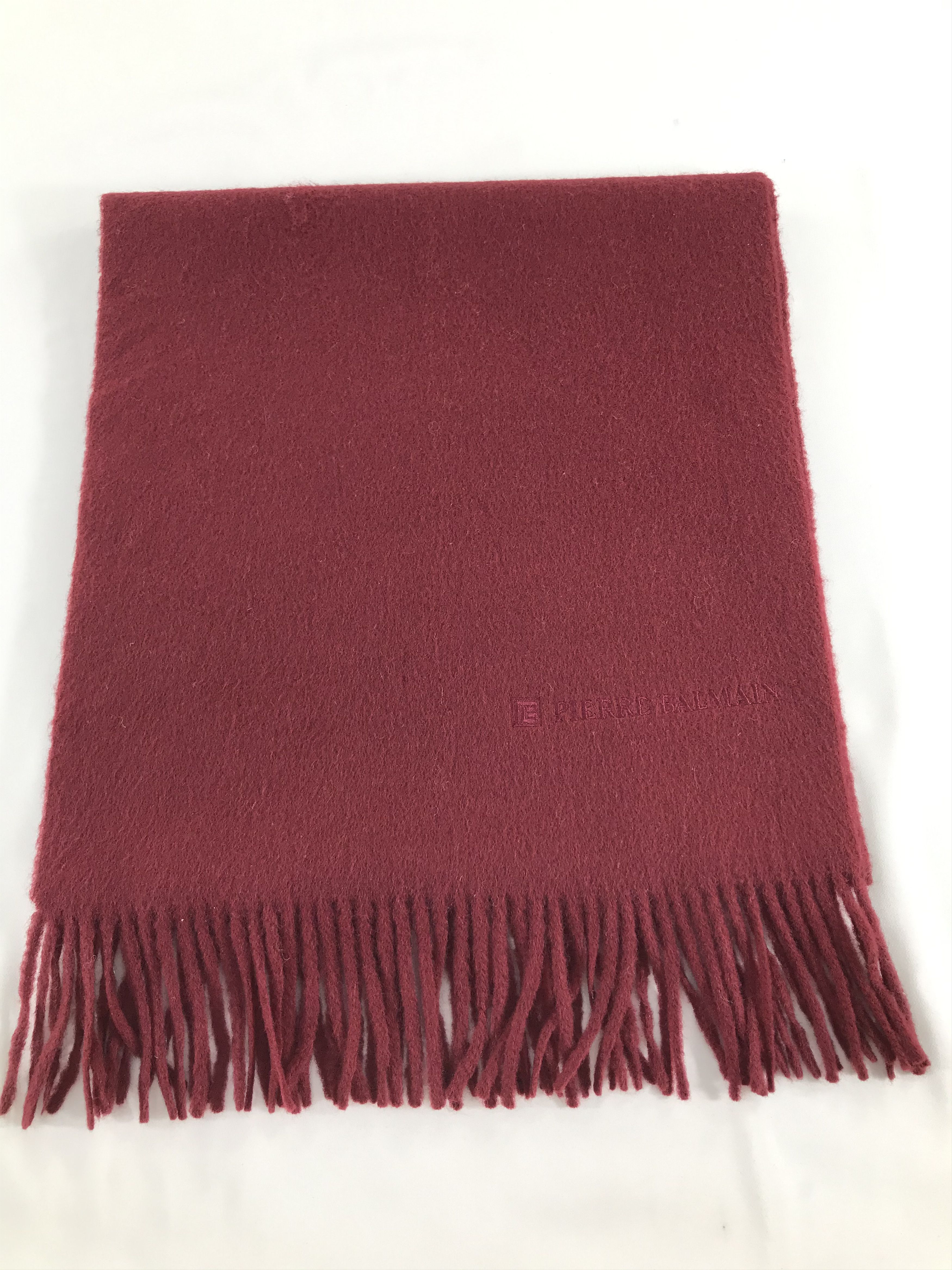Pierre Balmain Pierre Balmain Wool Scarf Muffler V410 Size ONE SIZE - 2 Thumbnail